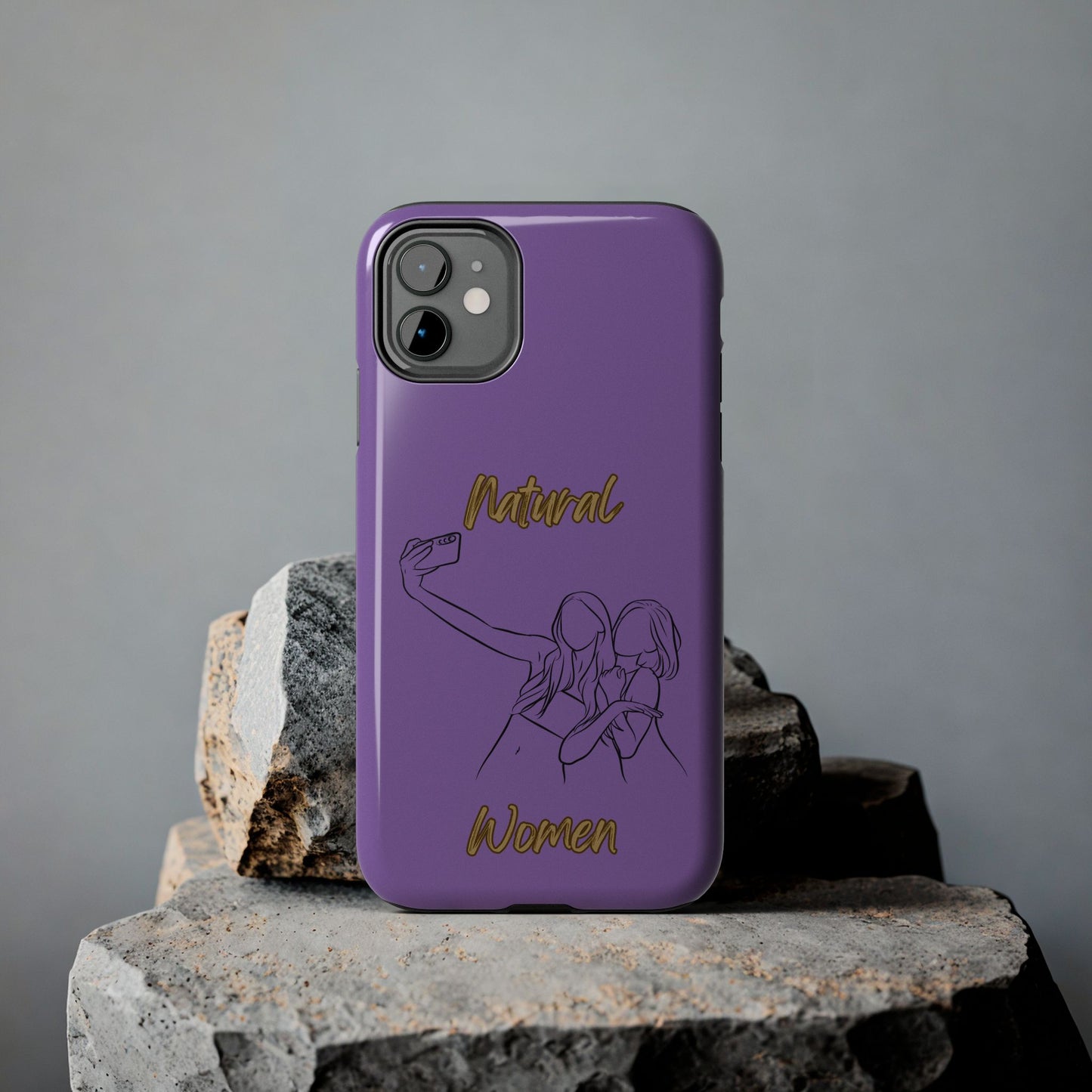 Natural Woman Friends Selfie (BL)Tough Phone Cases LIGHT PURPLE