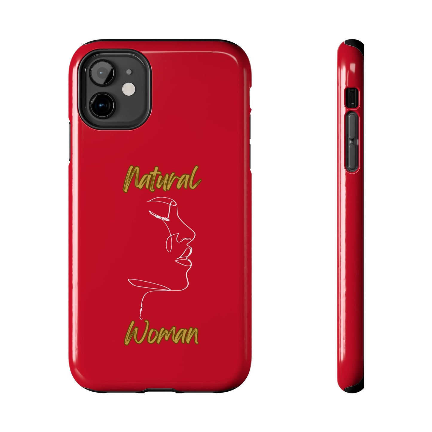 Natural Woman Timeless (WL)Tough Phone Cases DARK RED