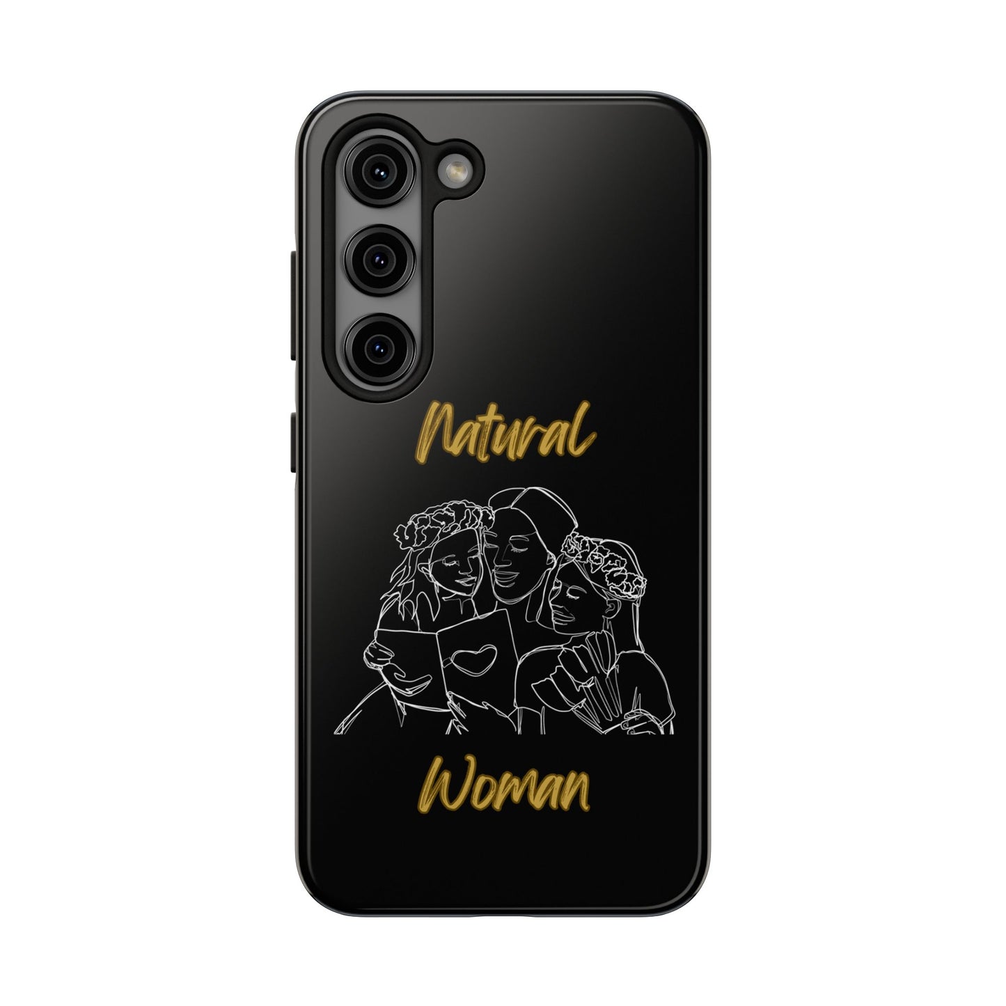 Natural Woman Me & My Girls (WL)Tough Phone Cases BLACK