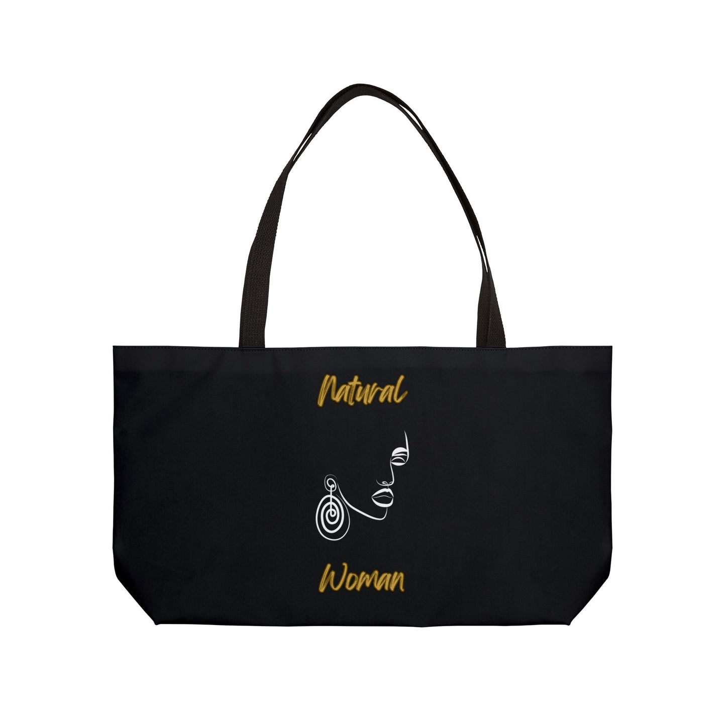 Natural Woman Music In My Soul (WL) Weekender Tote Bag BLACK