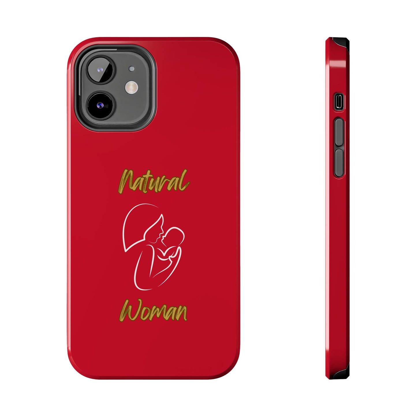 Natural Woman Long Awaited (WL)Tough Phone Cases DARK RED