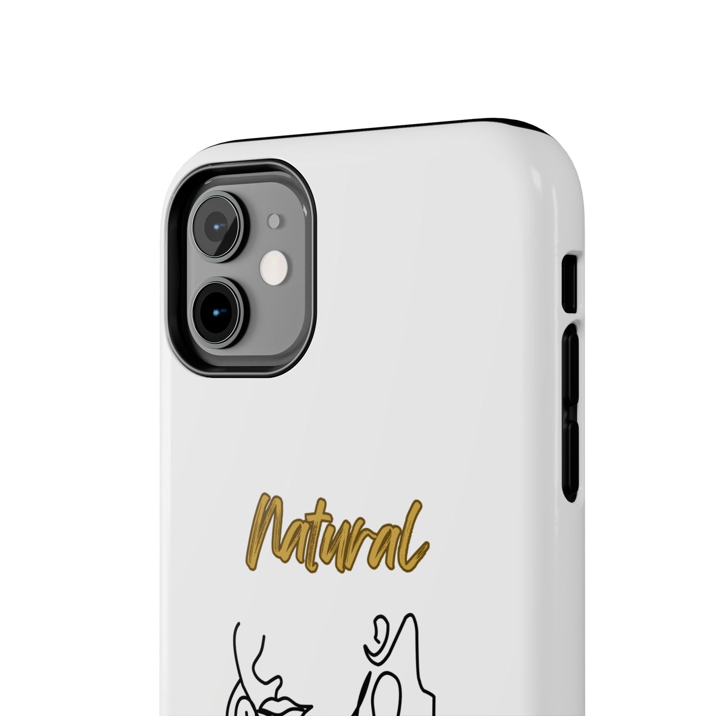 Natural Woman Lips (BL)Tough Phone Cases WHITE