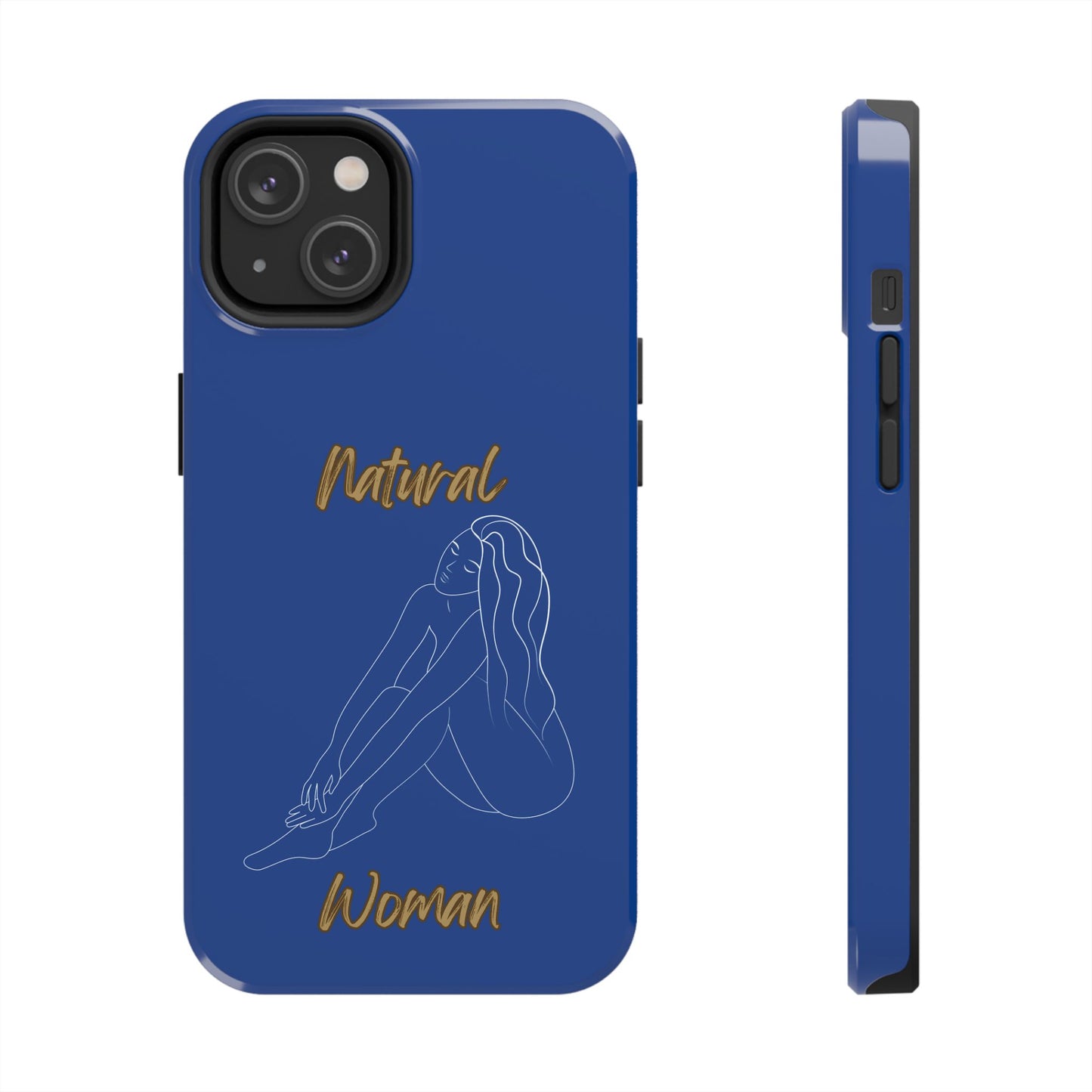 Natural Woman Beauty (WL) Tough Phone Cases DARK BLUE