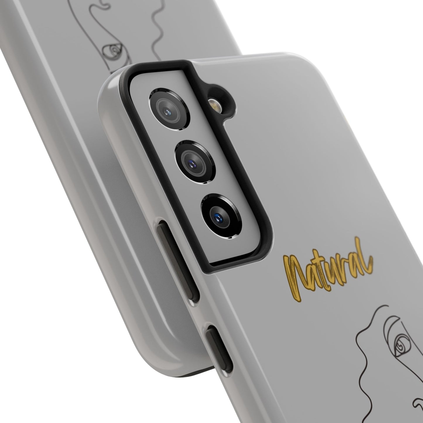 Natural Woman Peekaboo (BL)Tough Phone Cases LIGHT GREY
