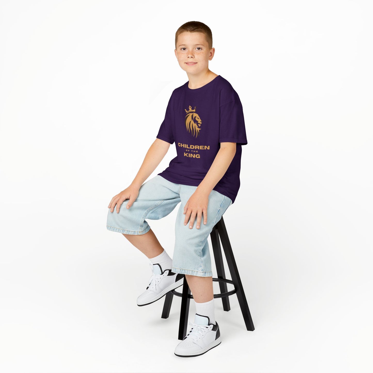 Children of the King Inspirational Kids Cotton T-Shirt (BRL)