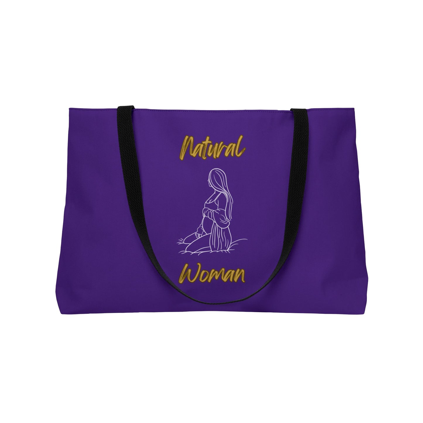 Natural Woman Expecting (WL) Weekender Tote Bag PURPLE
