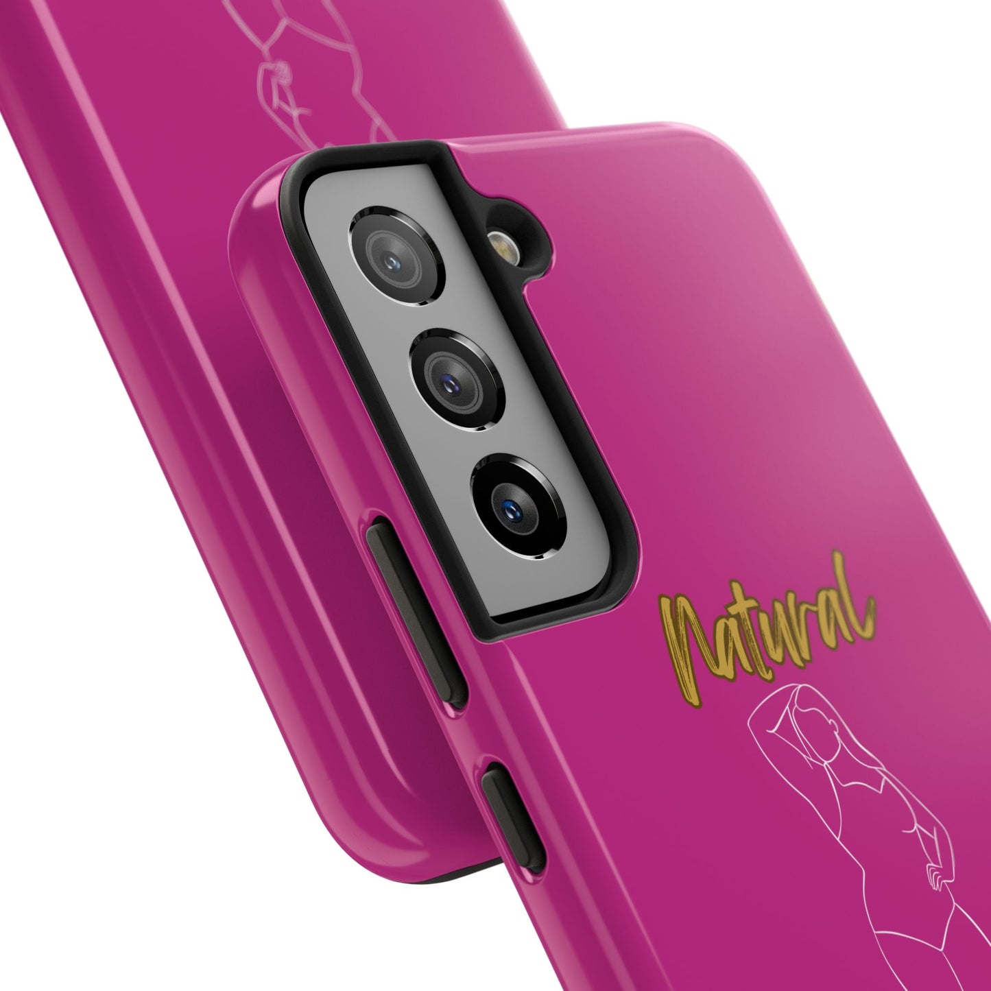 Natural Woman Looking Good (WL)Tough Phone Cases PINK