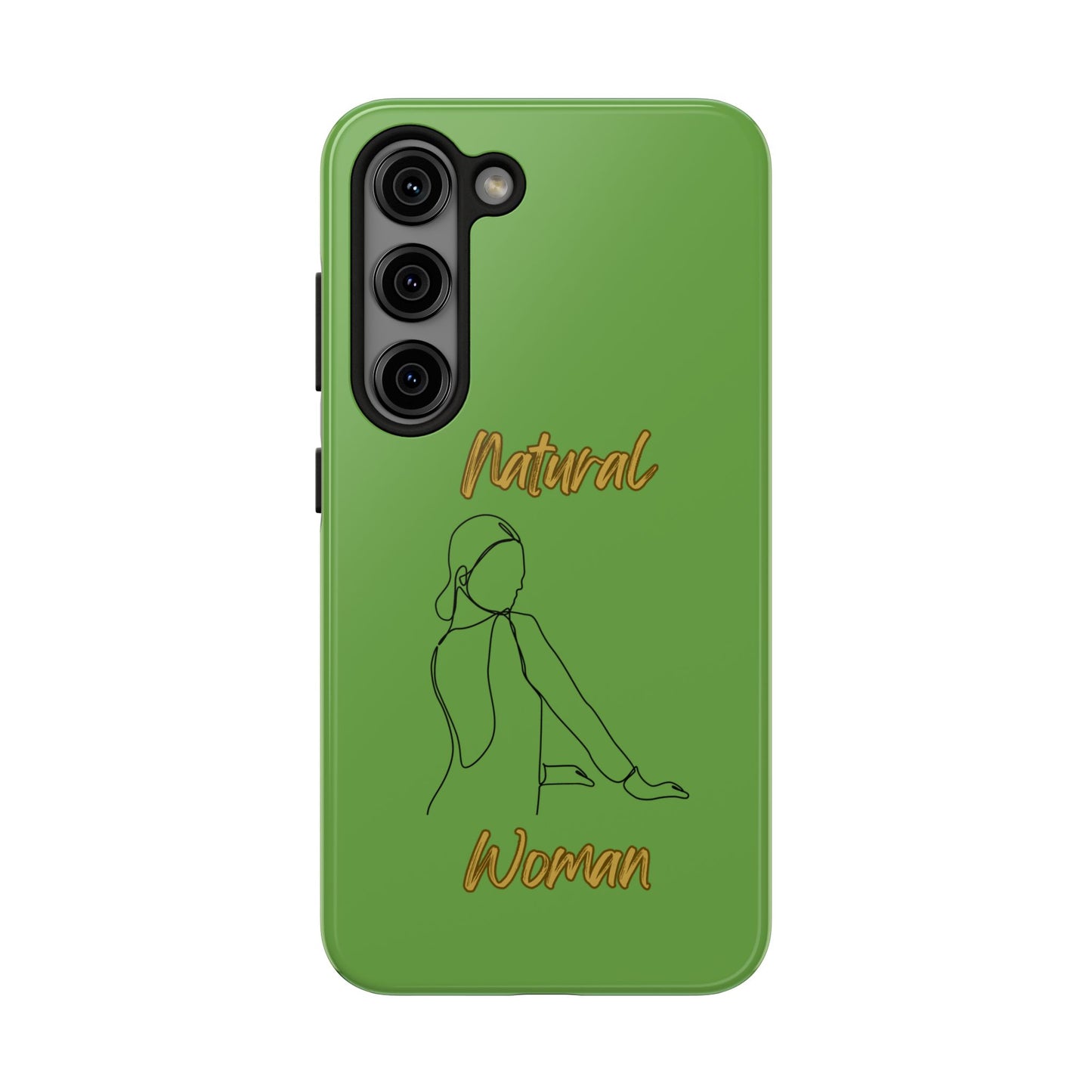 Natural Woman Hands Free (BL)Tough Phone Cases GREEN