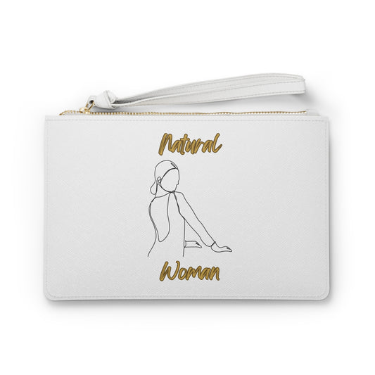 Natural Woman Hands Ready (BL) Clutch Bag WHITE