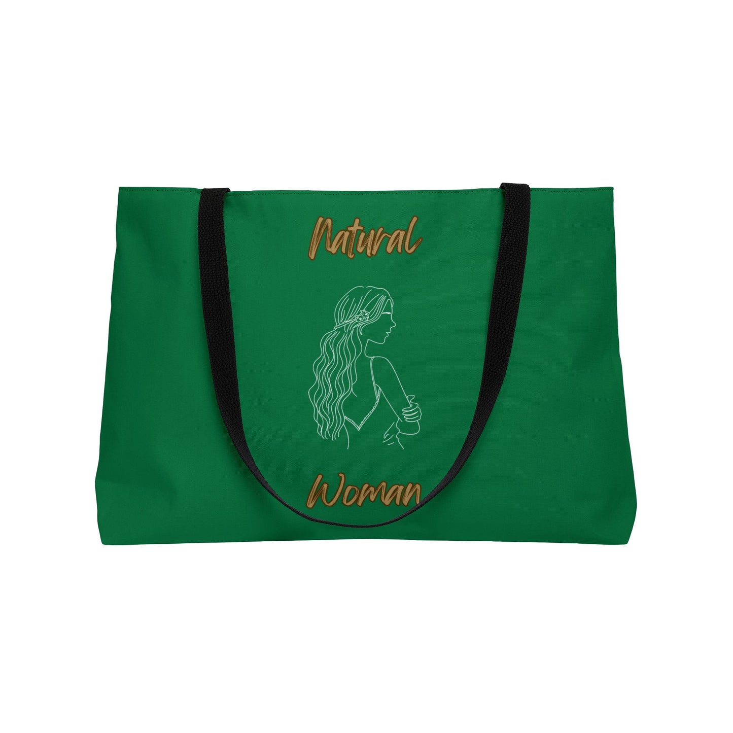 Natural Woman Young Woman (WL) Weekender Tote Bag DARK GREEN