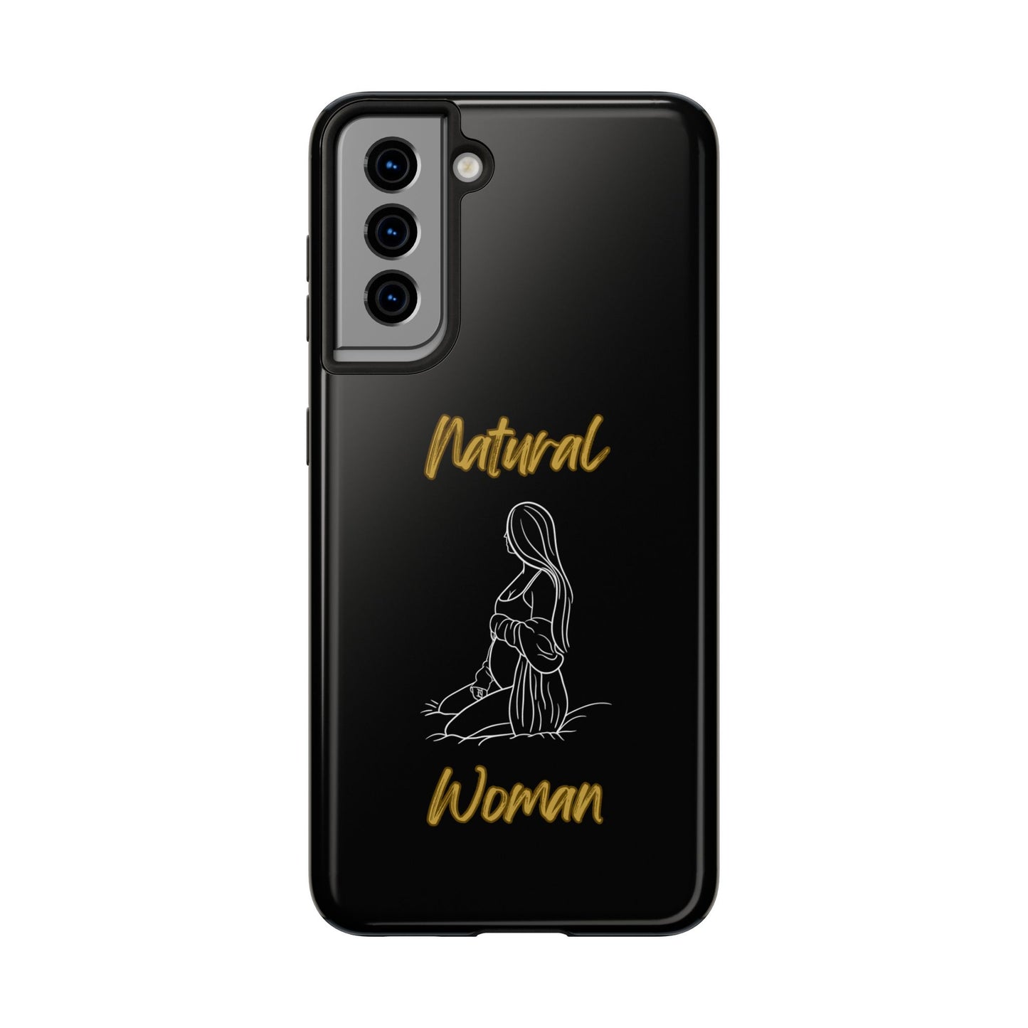 Natural Woman Expecting (WL)Tough Phone Cases BLACK