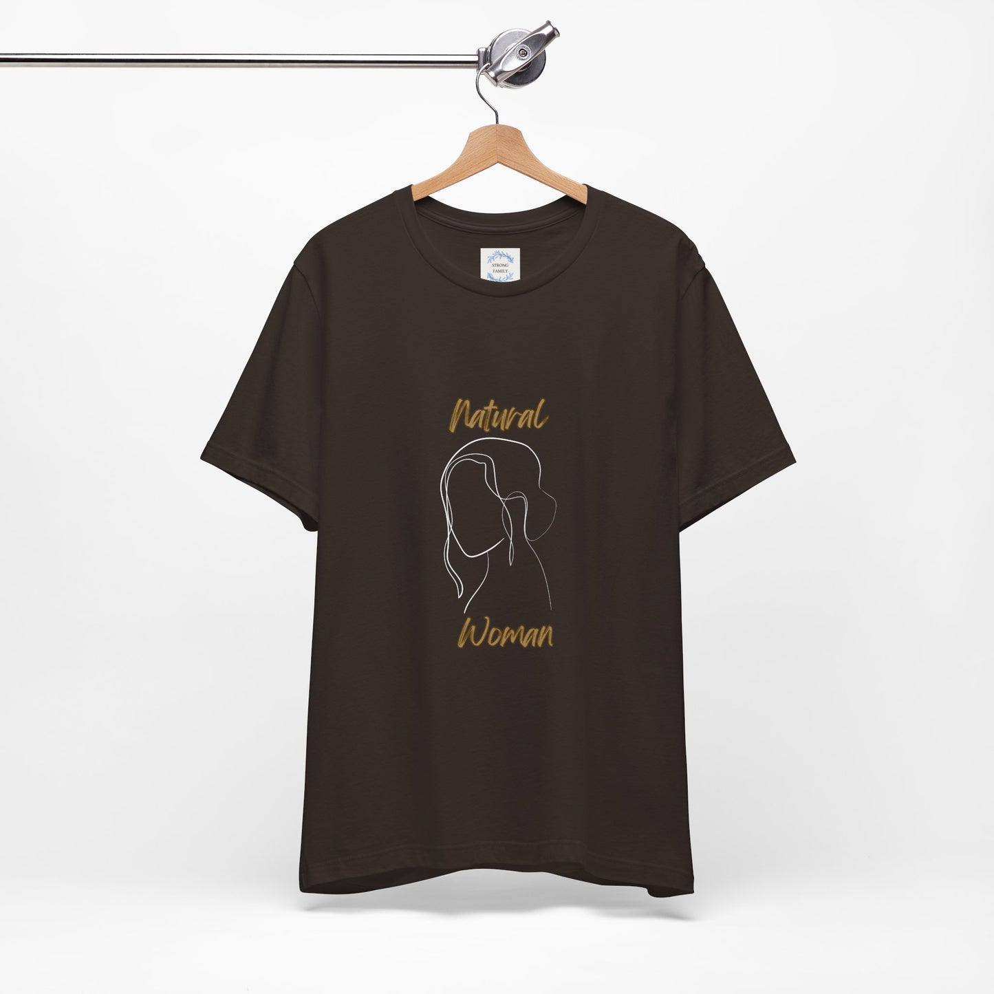 Natural Woman Hanging Hair (WL) Short Sleeve T-Shirt