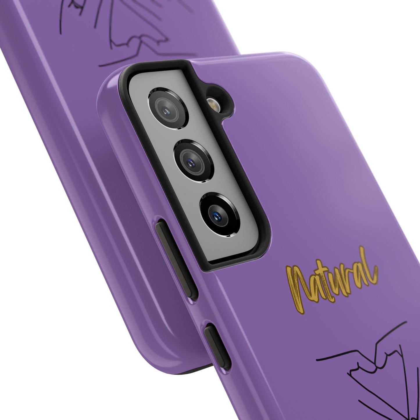 Natural Woman I Love You (BL)Tough Phone Cases LIGHT PURPLE