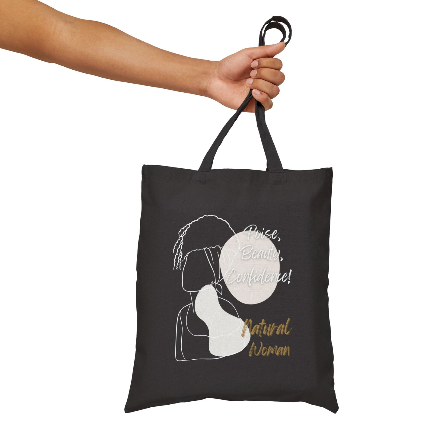 Natural Woman Puff (WL) Canvas Tote Bag