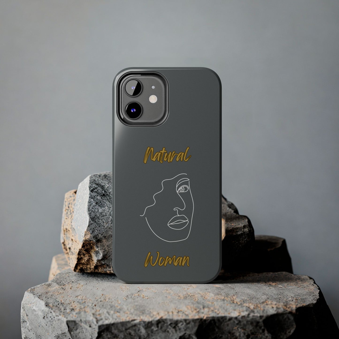 Natural Woman Peekaboo (WL)Tough Phone Cases DARK GREY