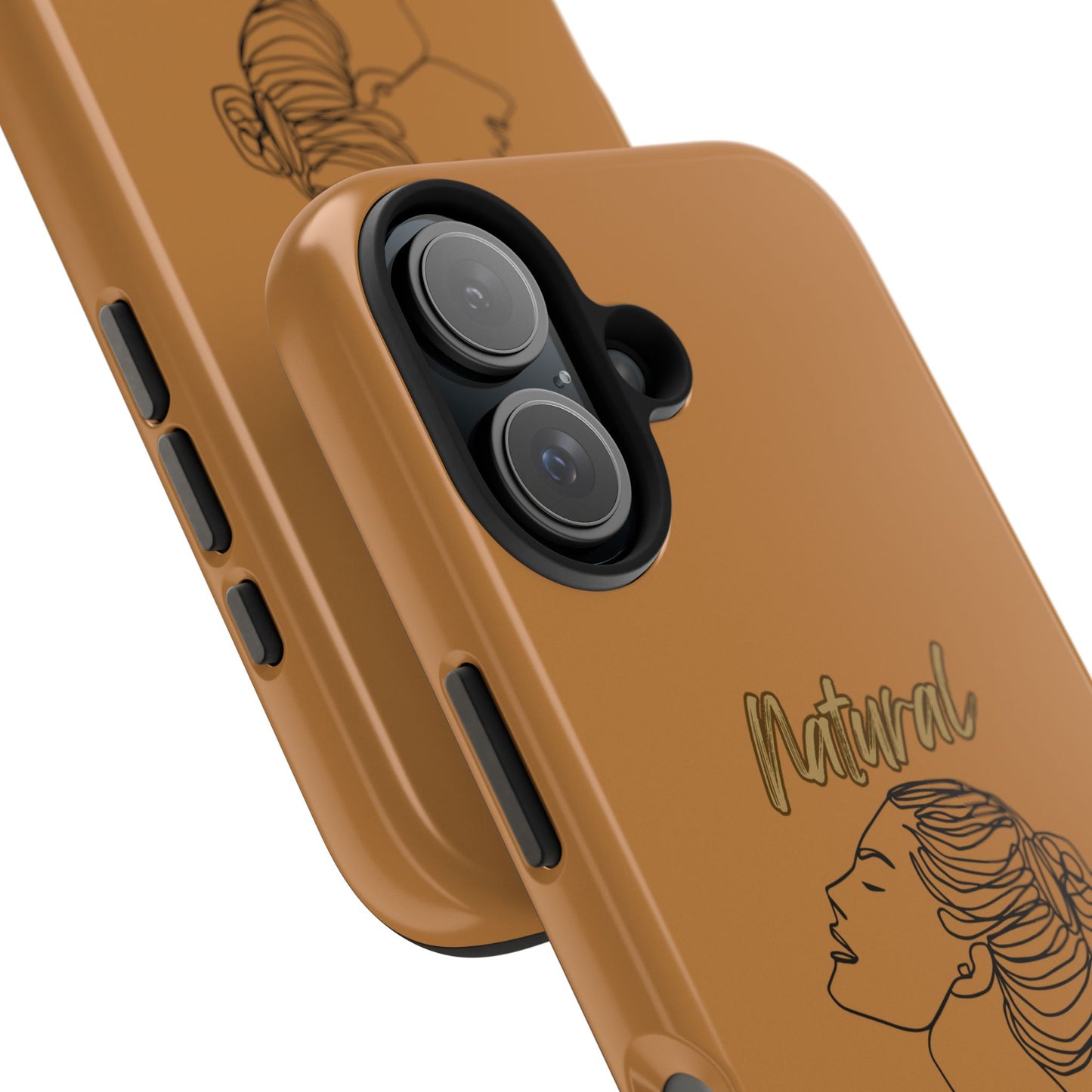 Natural Woman Wet Bun (BL) Tough Phone Cases LIGHT BROWN