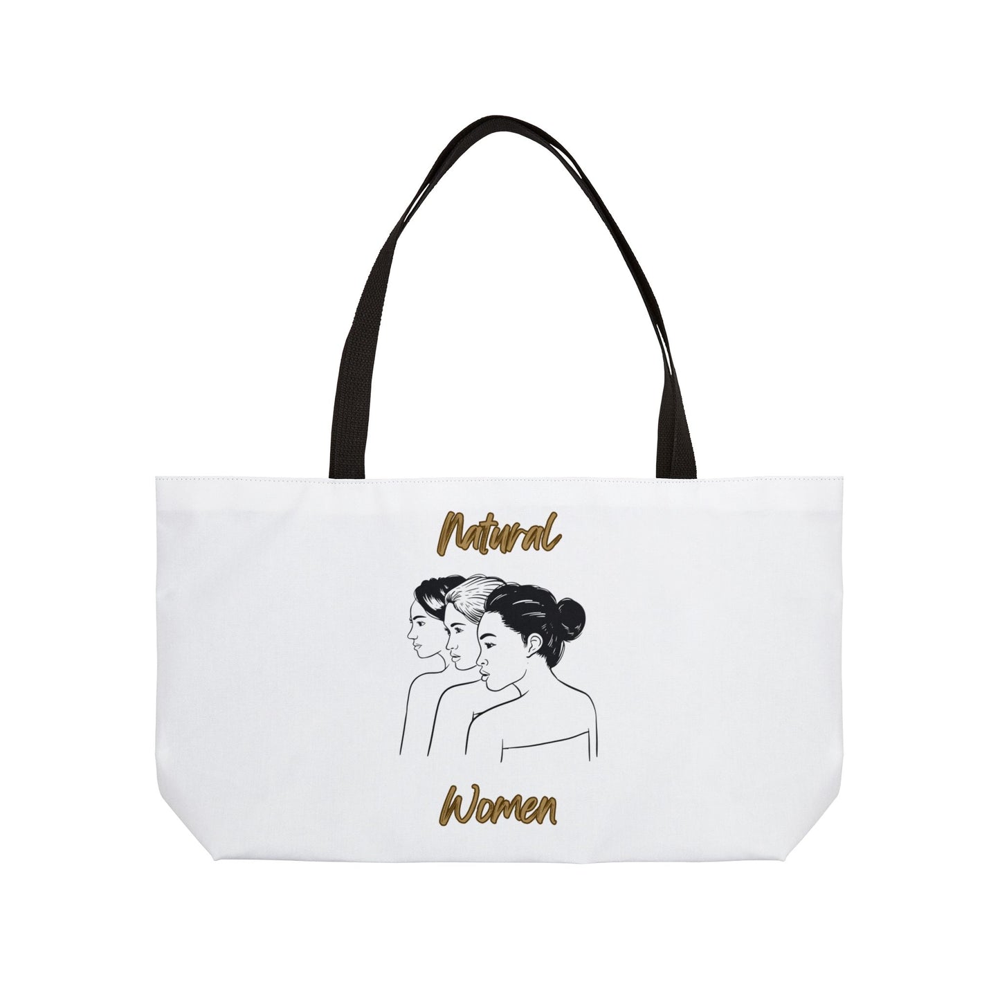 Natural Women United Friends (BL) Weekender Tote Bag WHITE
