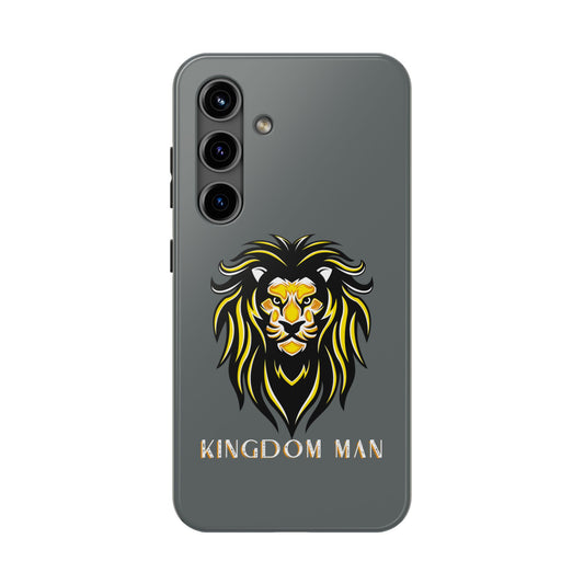 Kingdom Man (White-Gold Label) Tough Phone Case DARK GREY