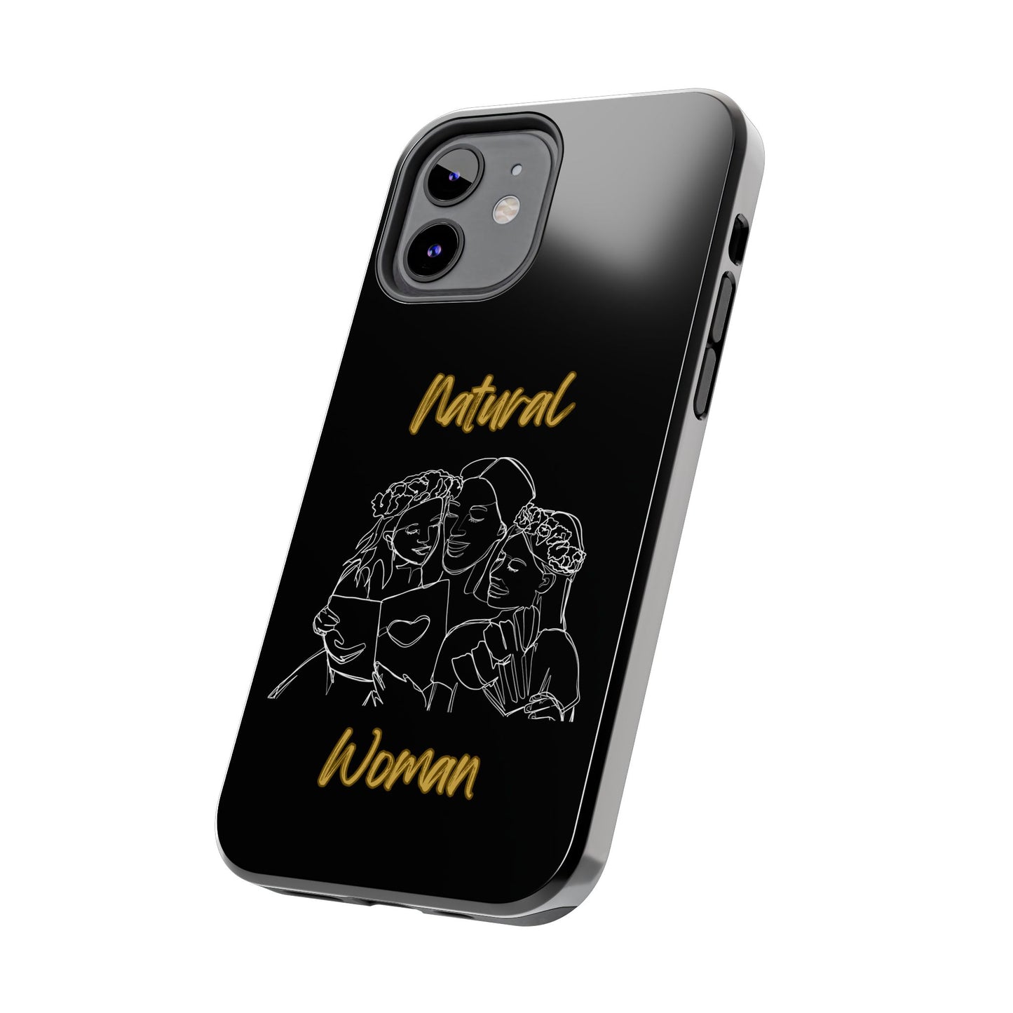 Natural Woman Me & My Girls (WL)Tough Phone Cases BLACK