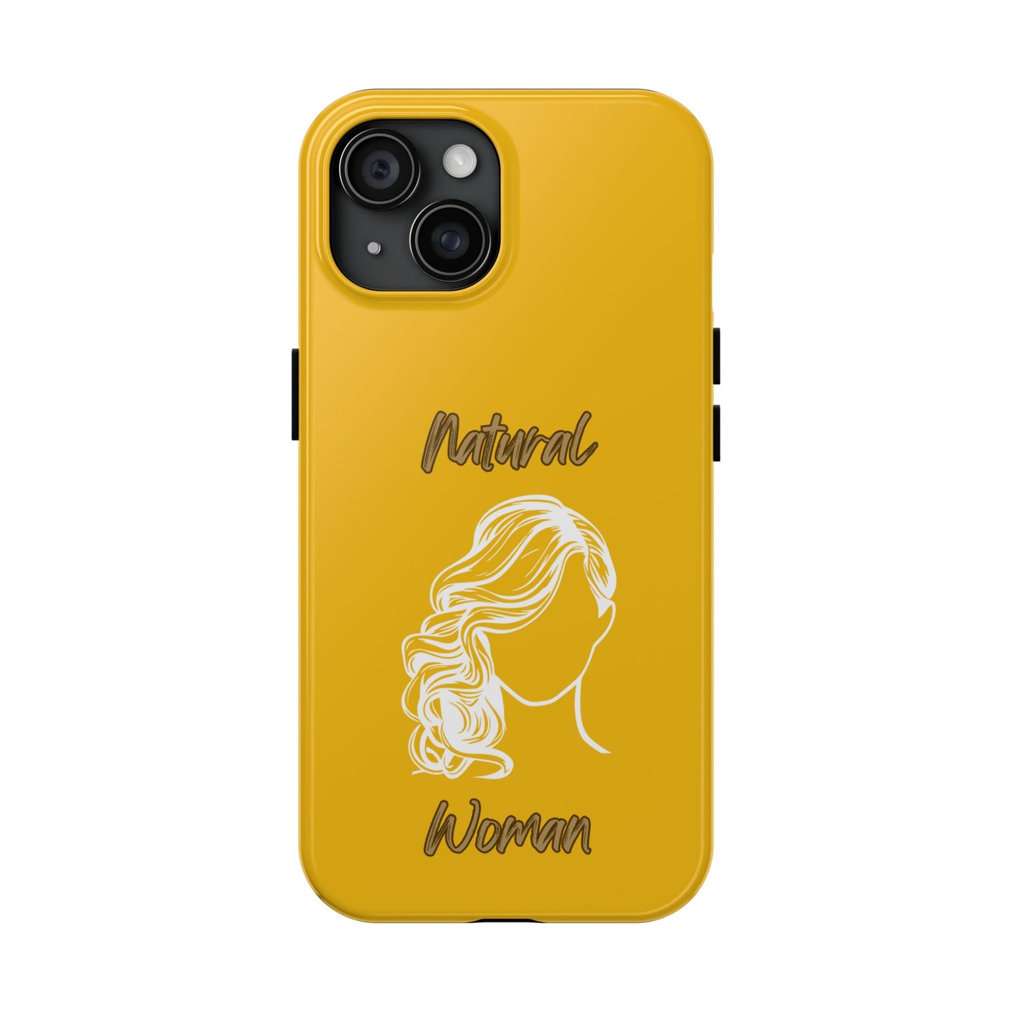 Natural Woman Long Curl (WL)Tough Phone Cases YELLOW