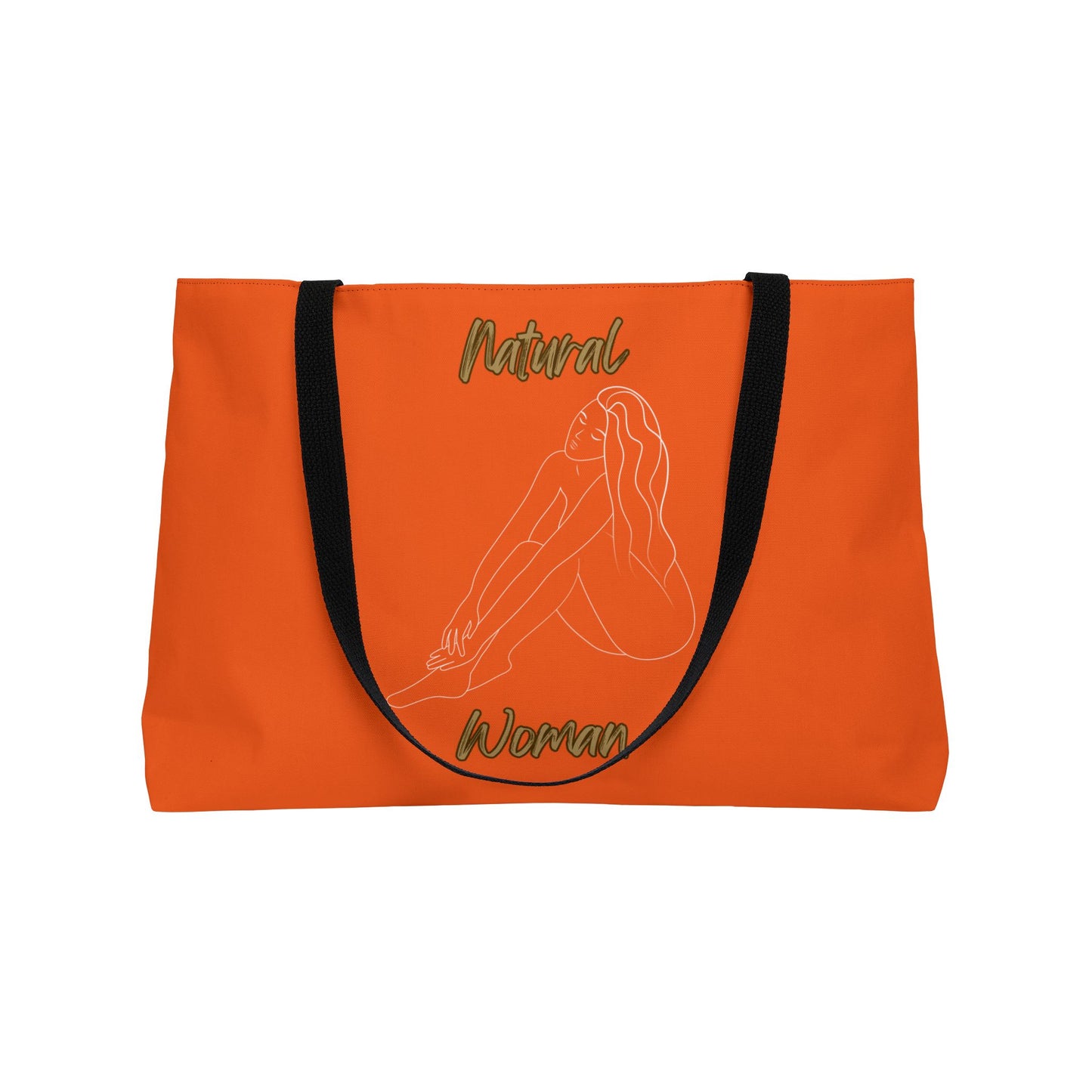 Natural Woman Beauty (WL) Weekender Tote Bag ORANGE