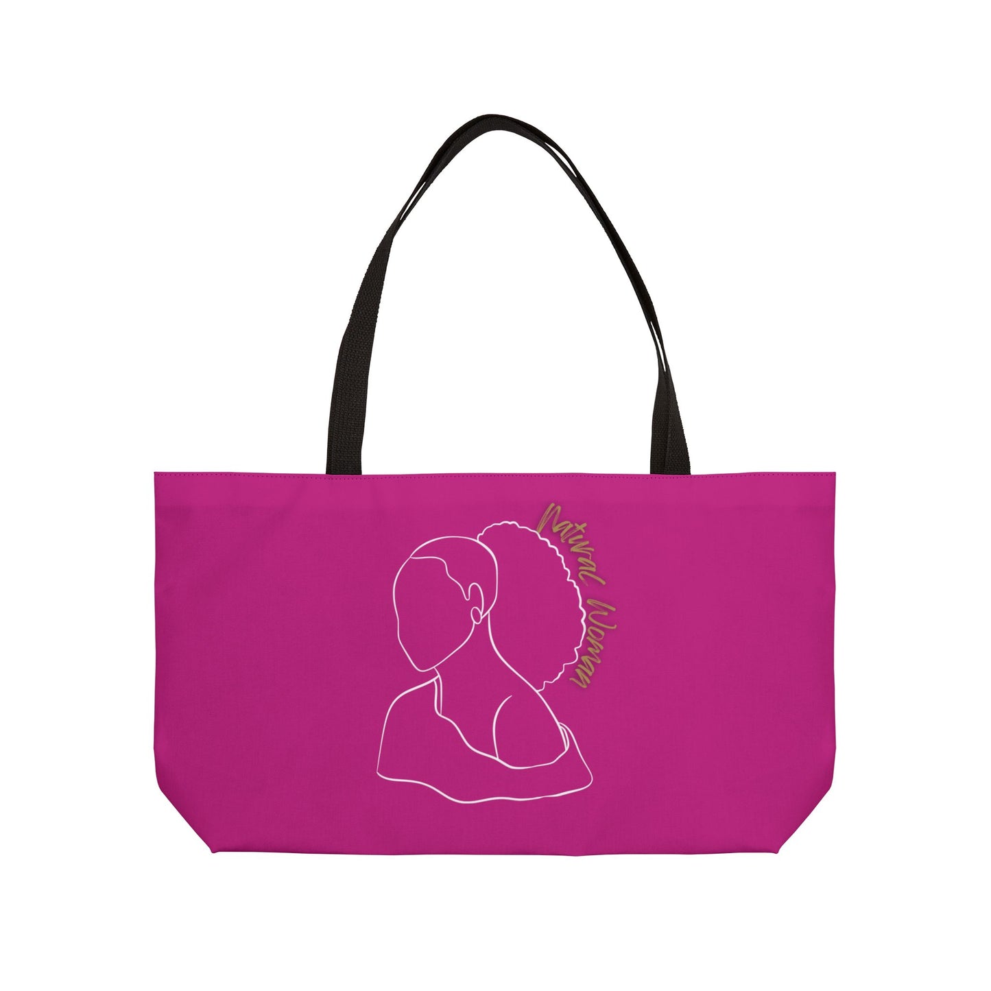 Natural Woman Behind Head (WL) Weekender Tote Bag PINK