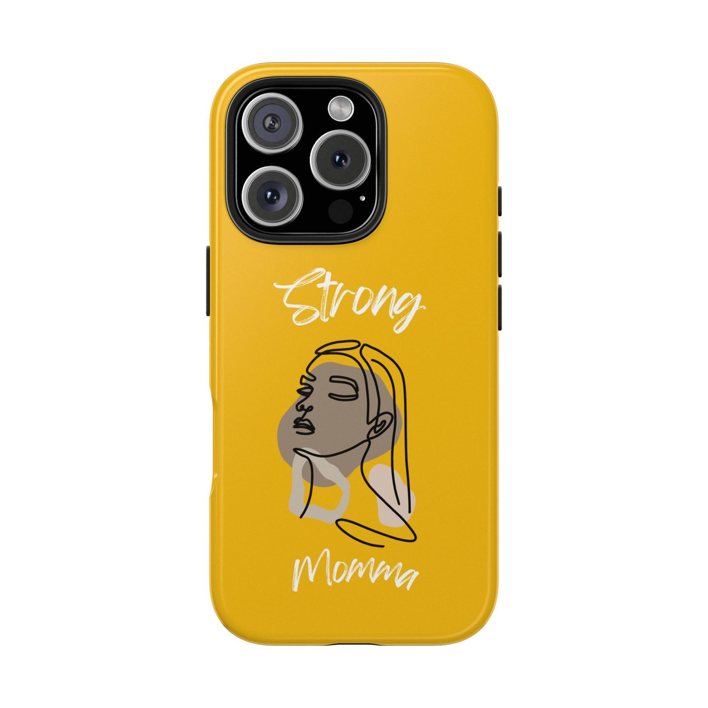 Strong Momma (WL) Tough Phone Cases YELLOW