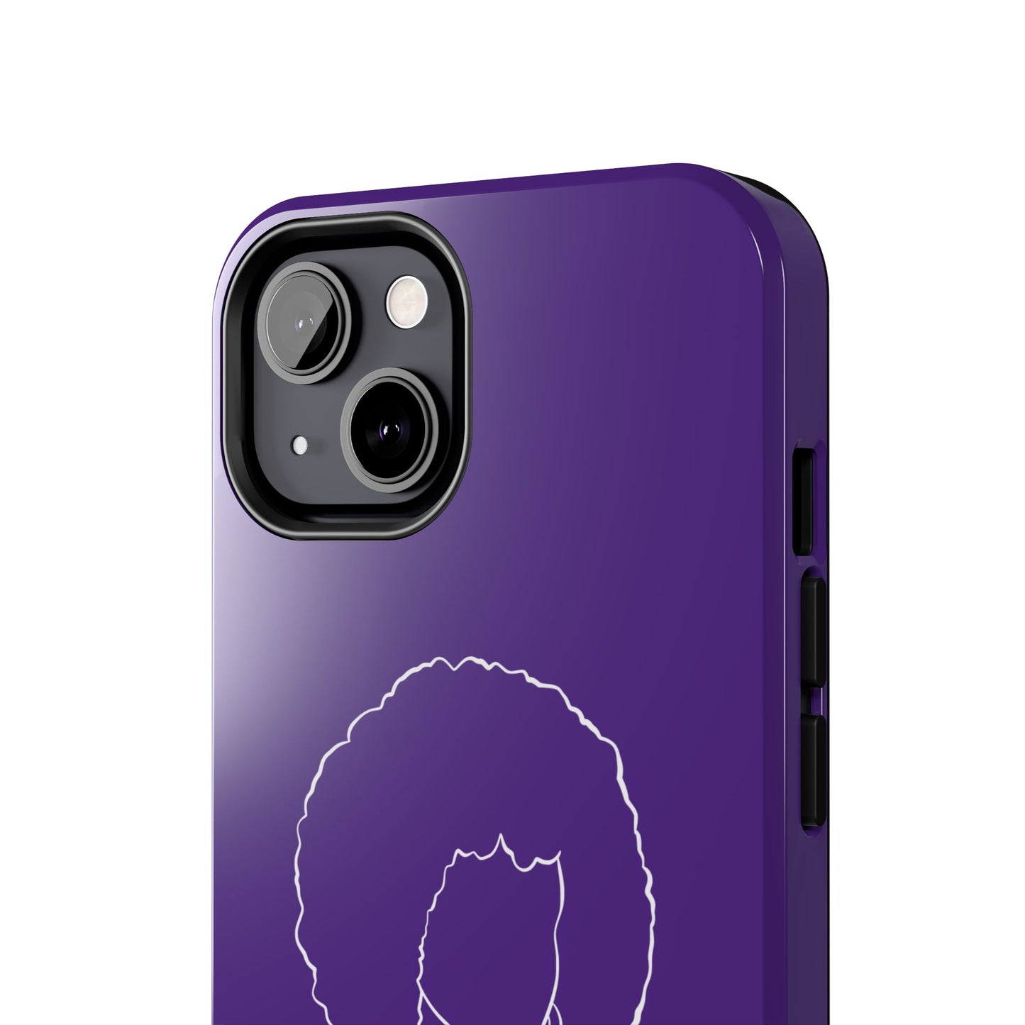 Natural Woman Afro (WL)Tough Phone Cases PURPLE