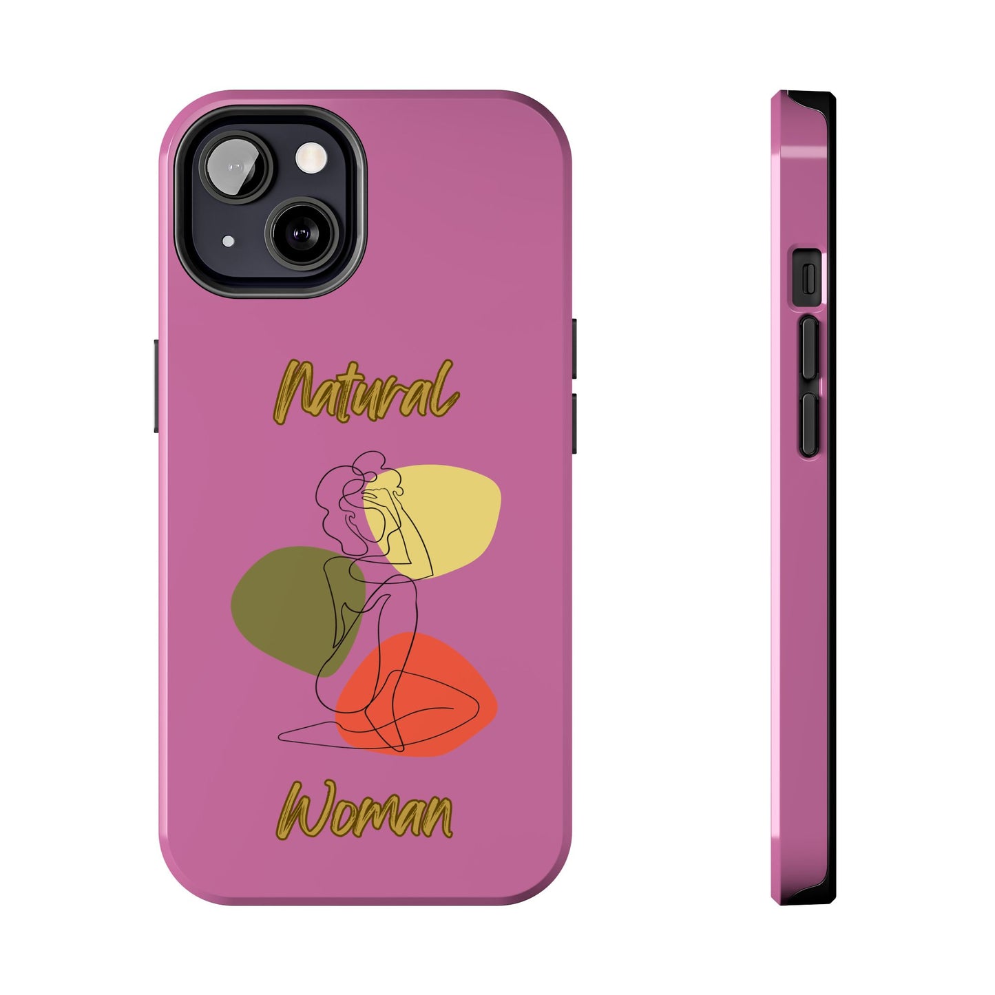 Natural Woman Colorful Pose (BL)Tough Phone Cases LIGHT PINK