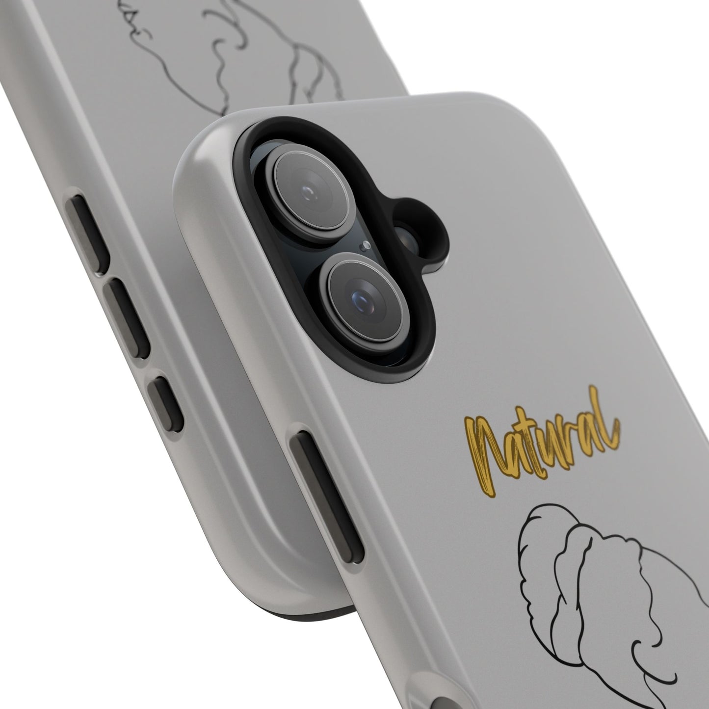 Natural Woman Mixed (BL)Tough Phone Cases LIGHT GREY