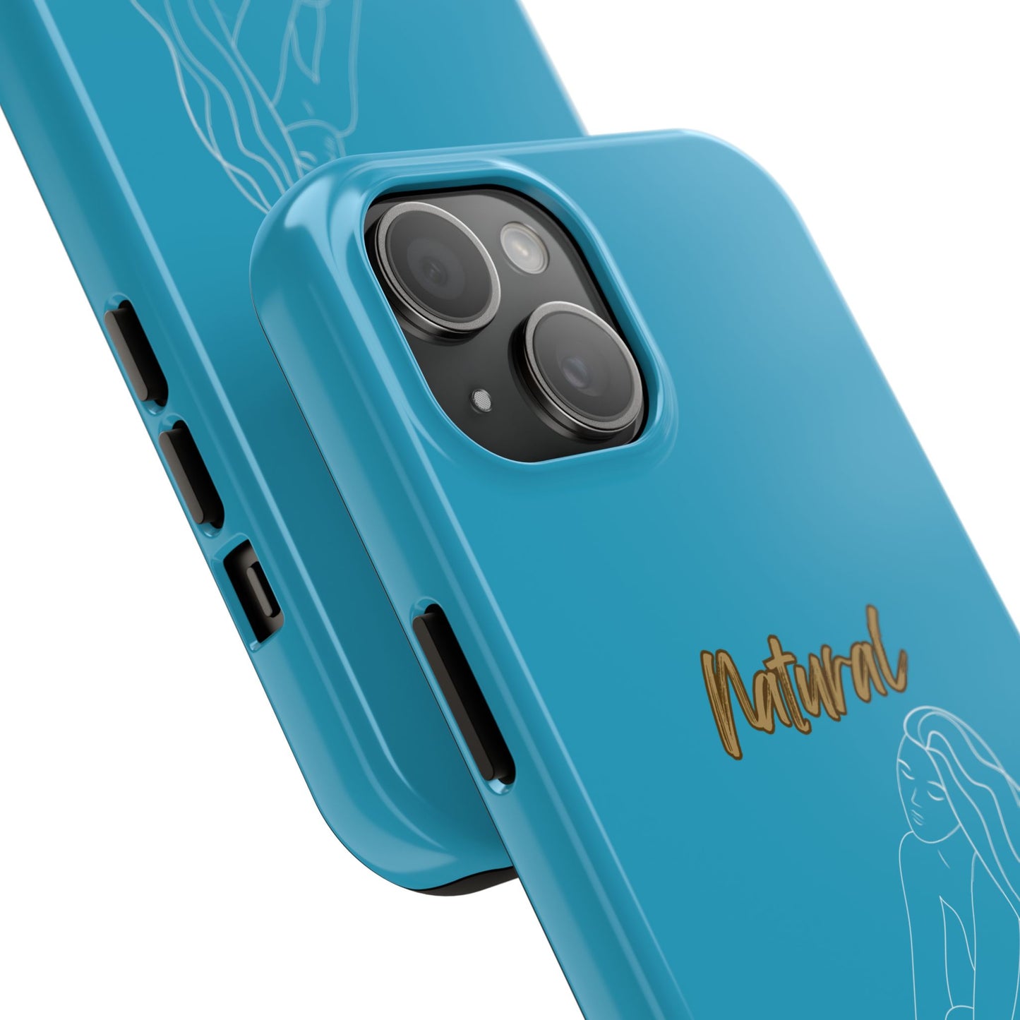 Natural Woman Beauty (WL) Tough Phone Cases TURQUOISE