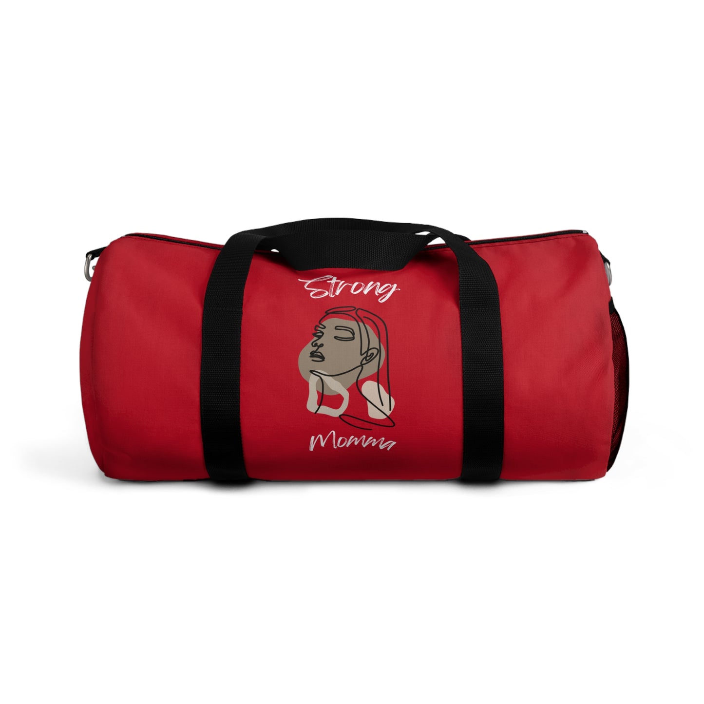 Strong Momma (WL) Duffel Bag DARK RED