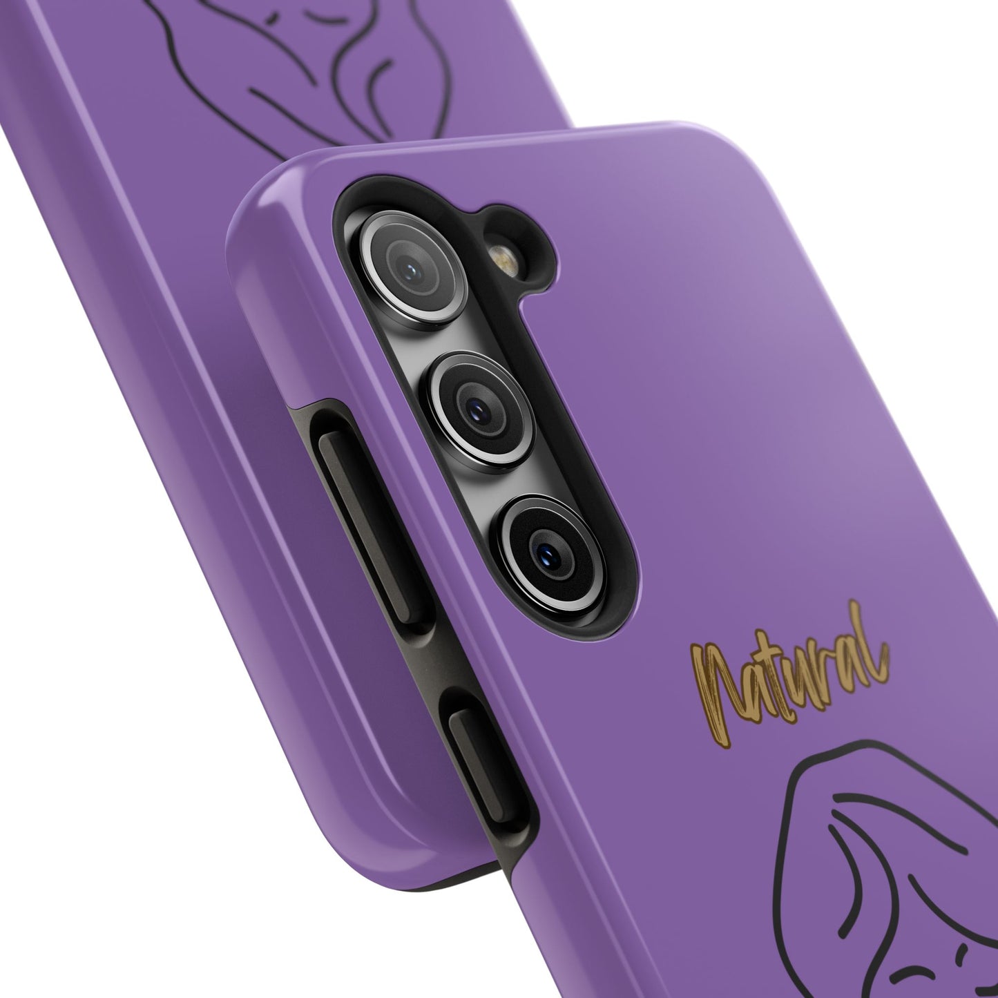 Natural Woman Modest (BL)Tough Phone Cases LIGHT PURPLE