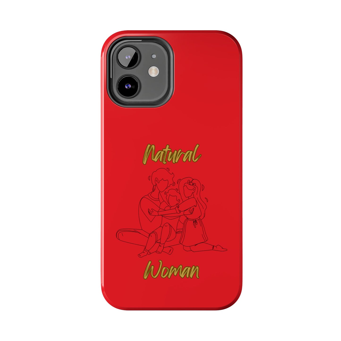 Natural Woman Bear Hugs (BL) Tough Phone Cases RED
