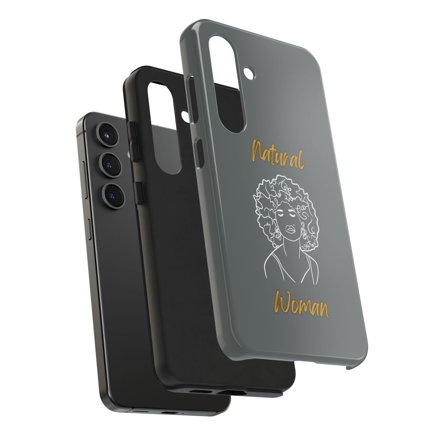 Natural Woman All About Me (WL)Tough Phone Cases DARK GREY