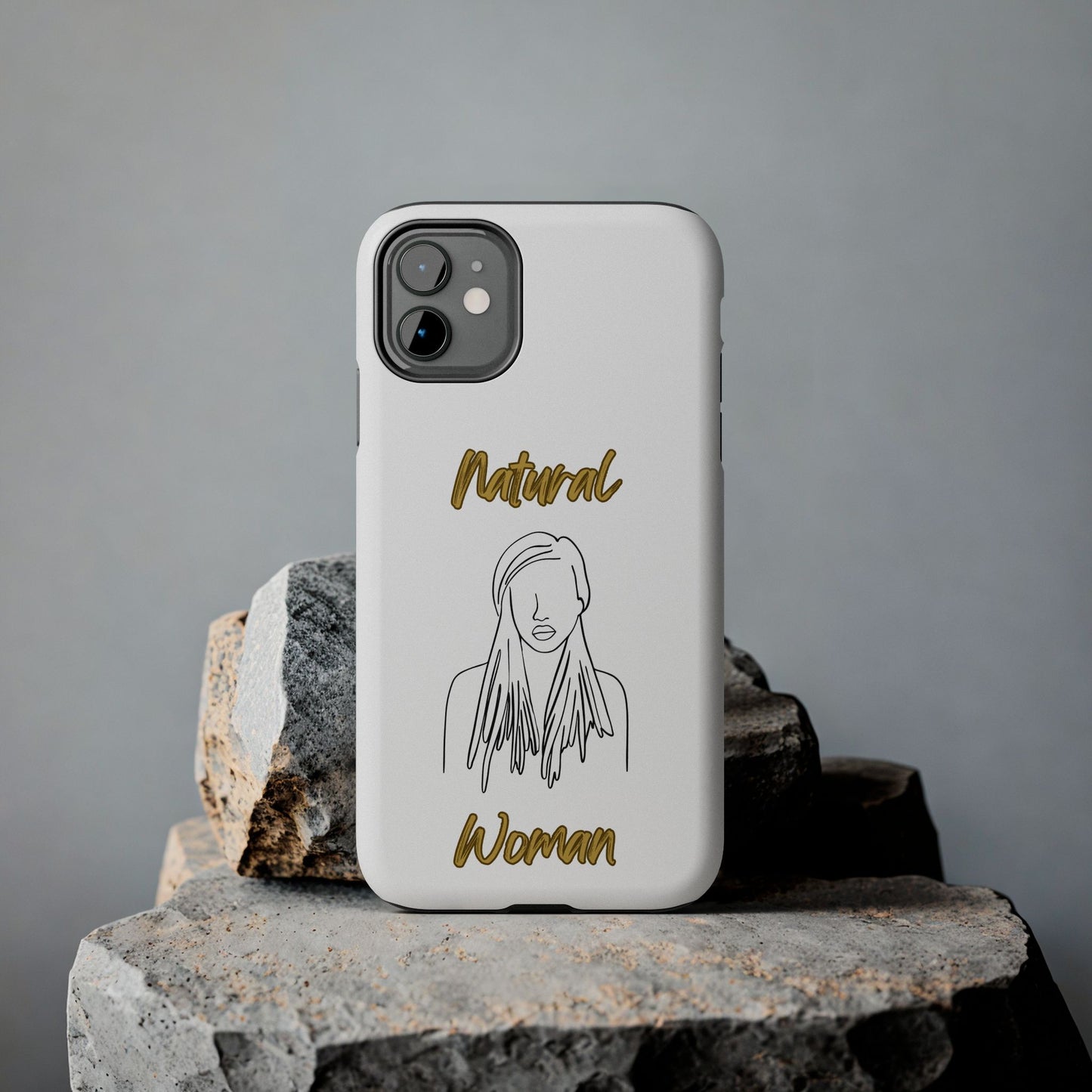 Natural Woman Content (BL)Tough Phone Cases WHITE