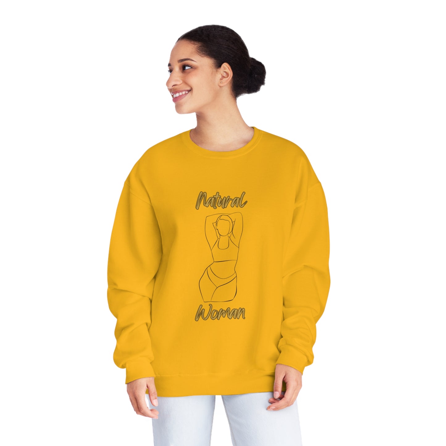 Natural Woman I Love Me (BL) Crewneck Sweatshirt