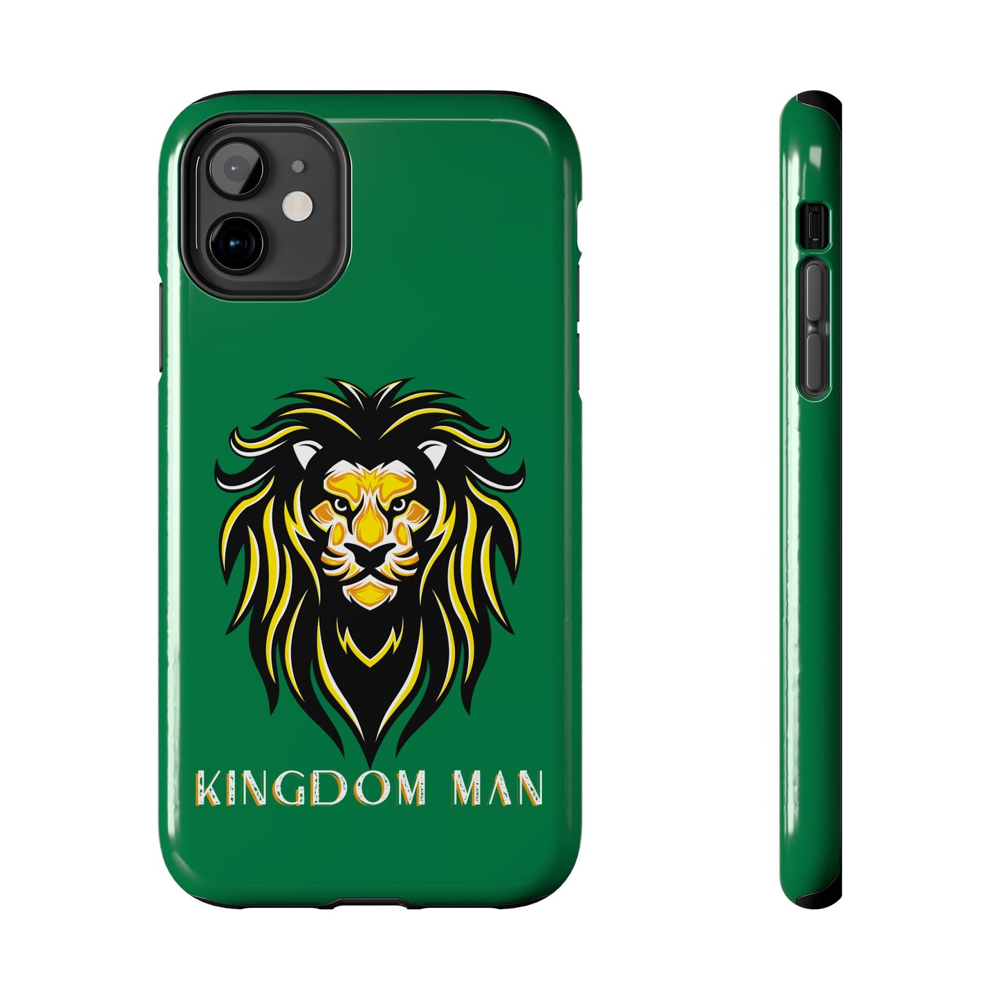 Kingdom Man (White-Gold Label) Tough Phone Case DARK GREEN