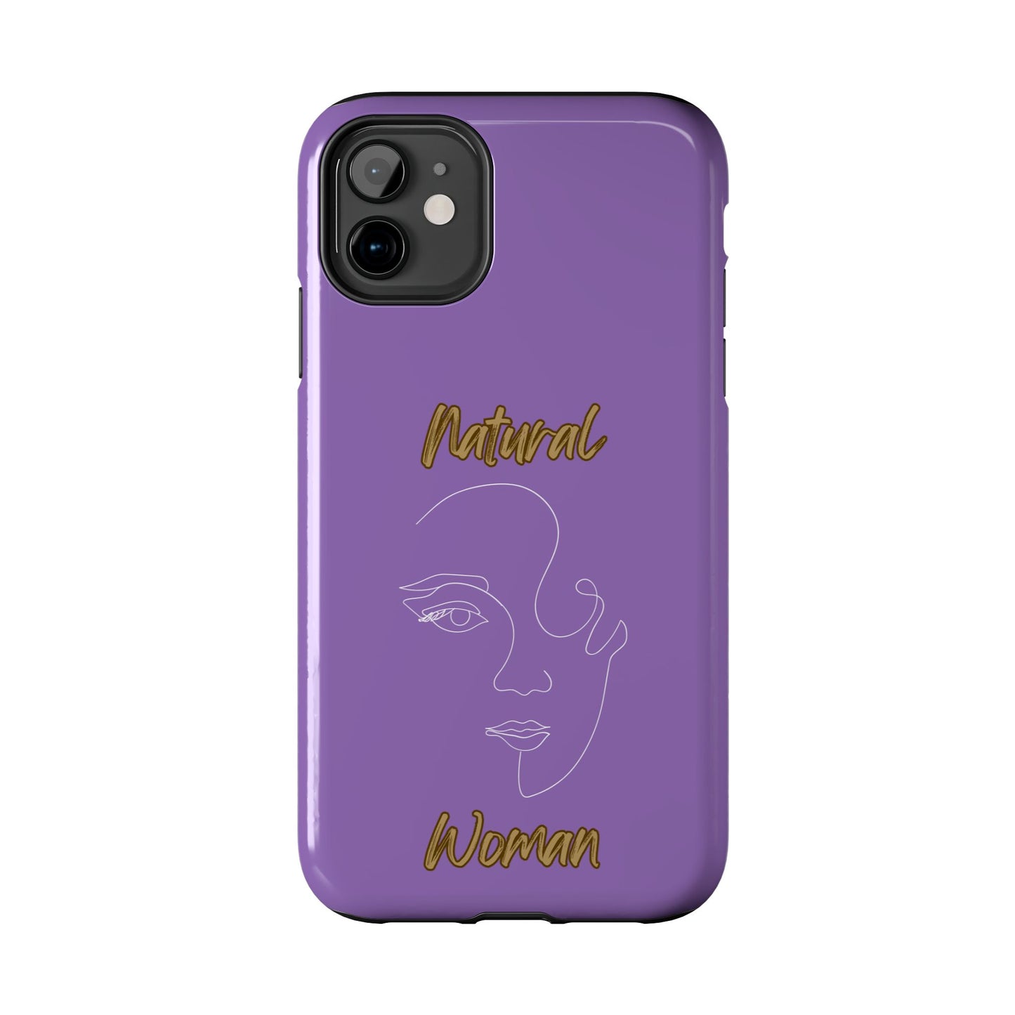 Natural Woman Looking (WL)Tough Phone Cases LIGHT PURPLE