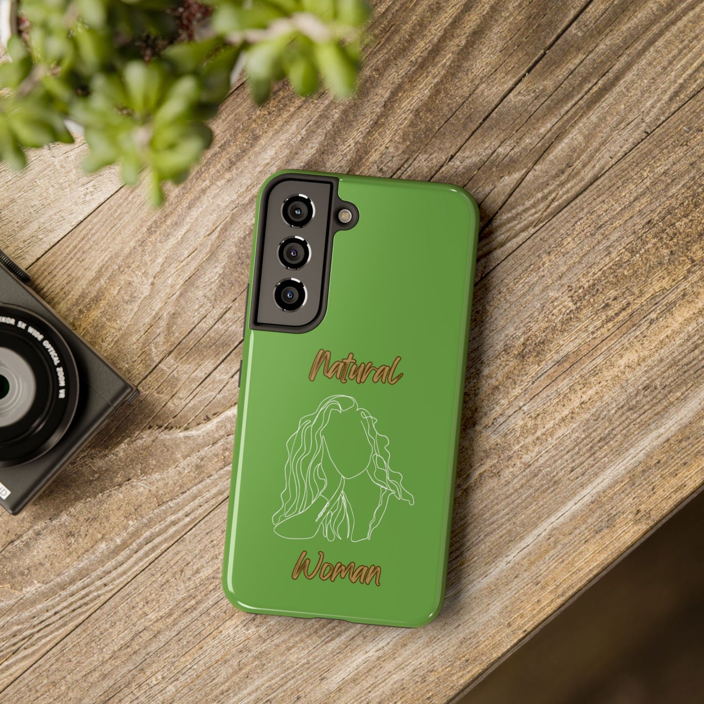 Natural Woman Relaxed (WL) Tough Phone Cases GREEN
