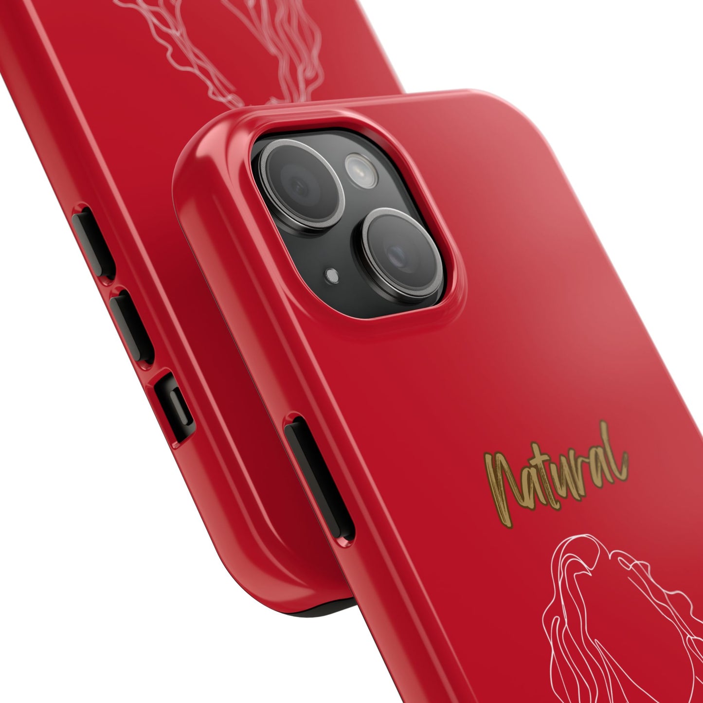 Natural Woman Relaxed (WL) Tough Phone Cases DARK RED