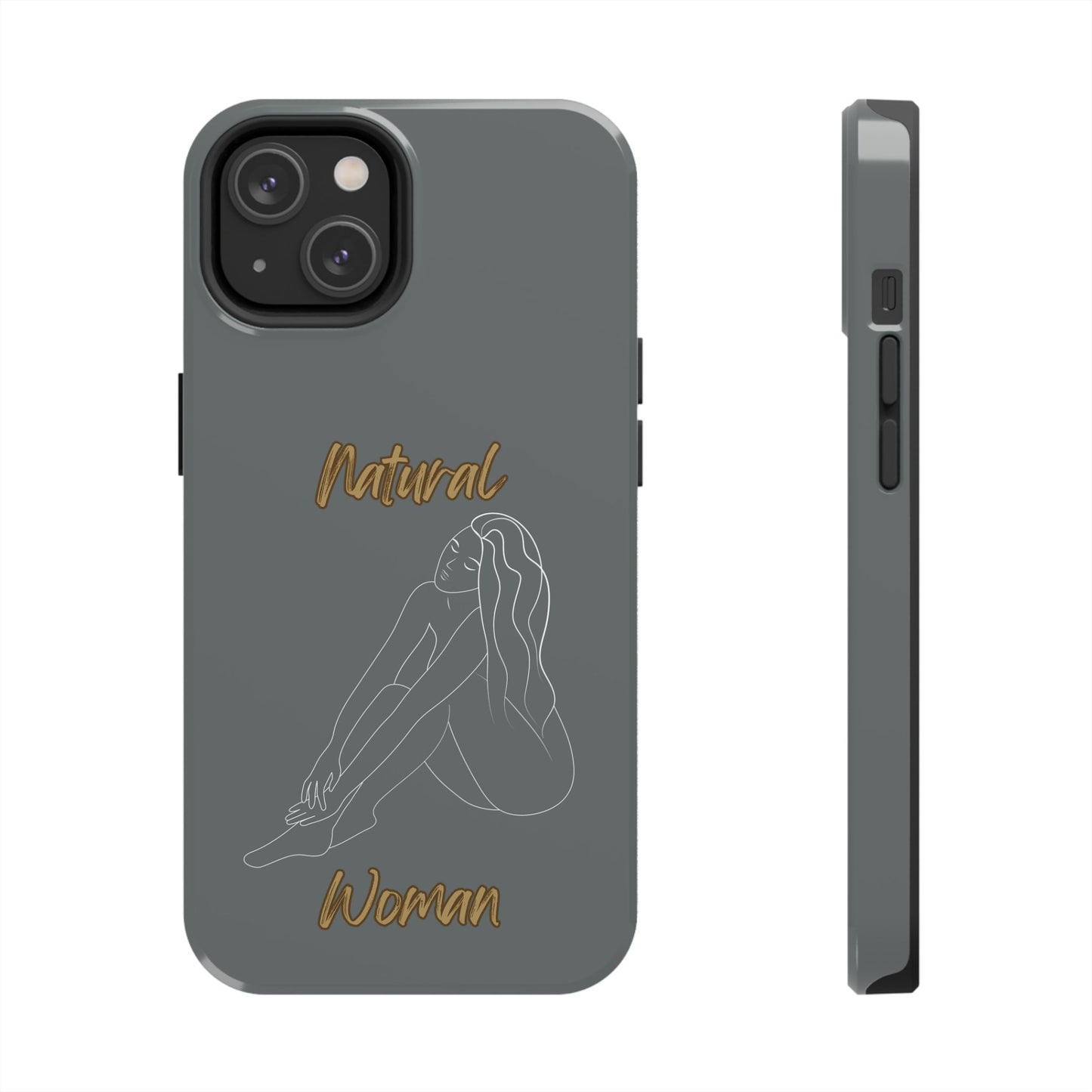Natural Woman Beauty (WL) Tough Phone Cases DARK GREY
