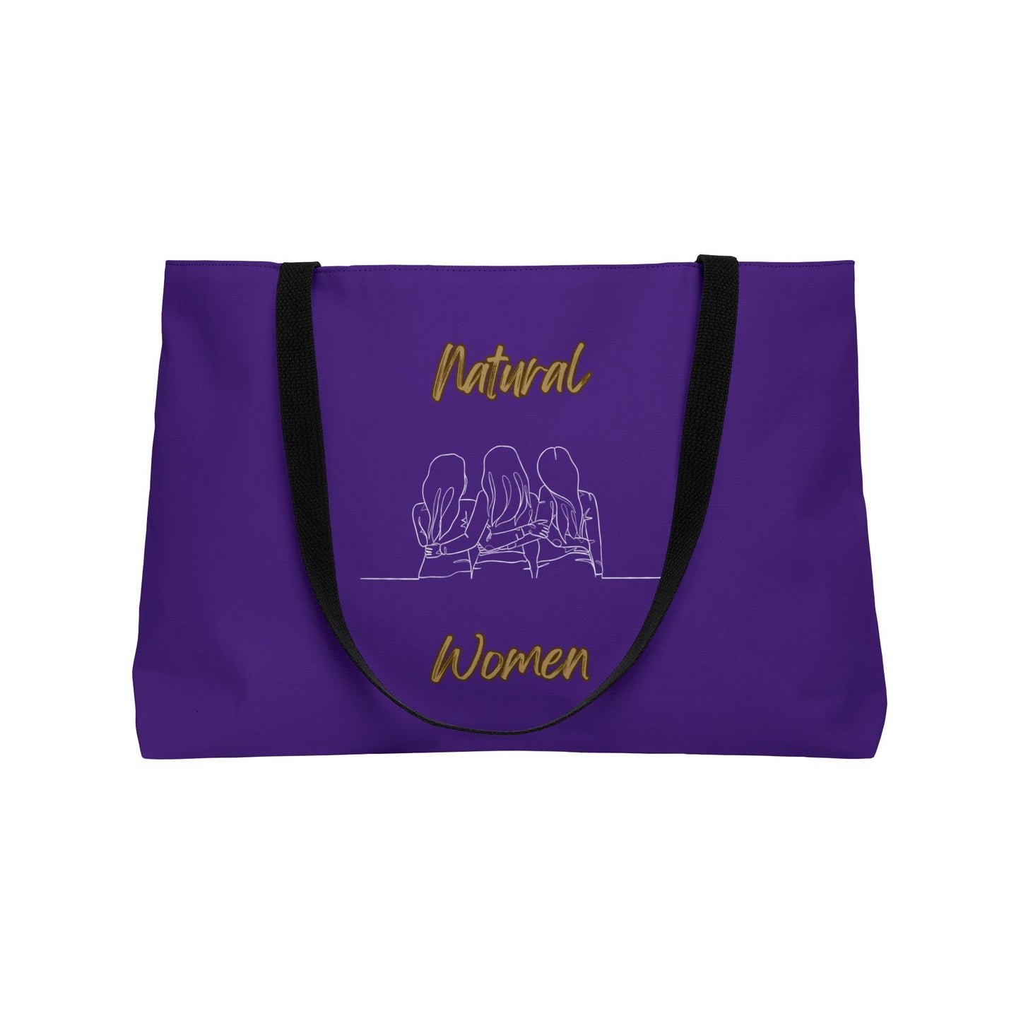 Natural Woman Loving Friends (WL) Weekender Tote Bag PURPLE