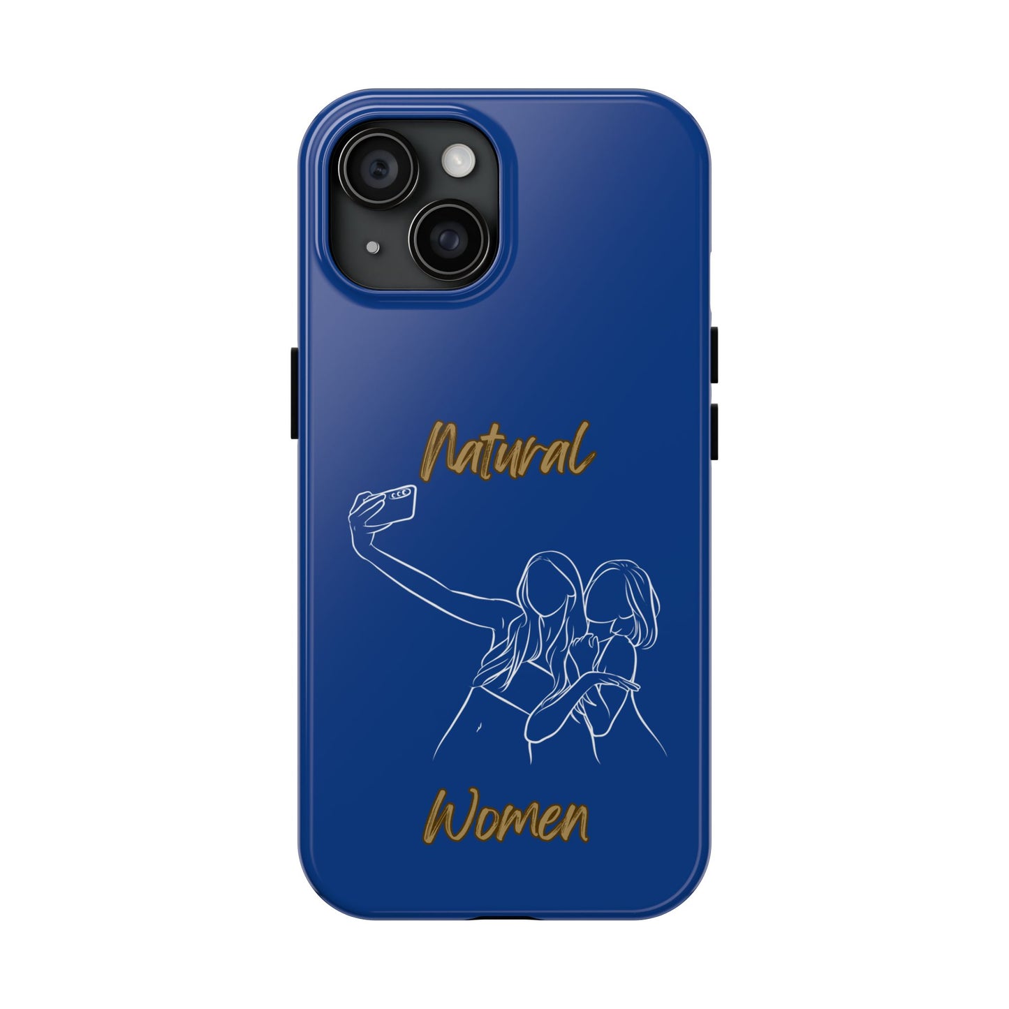 Natural Woman Friends Selfie (WL)Tough Phone Cases DARK BLUE