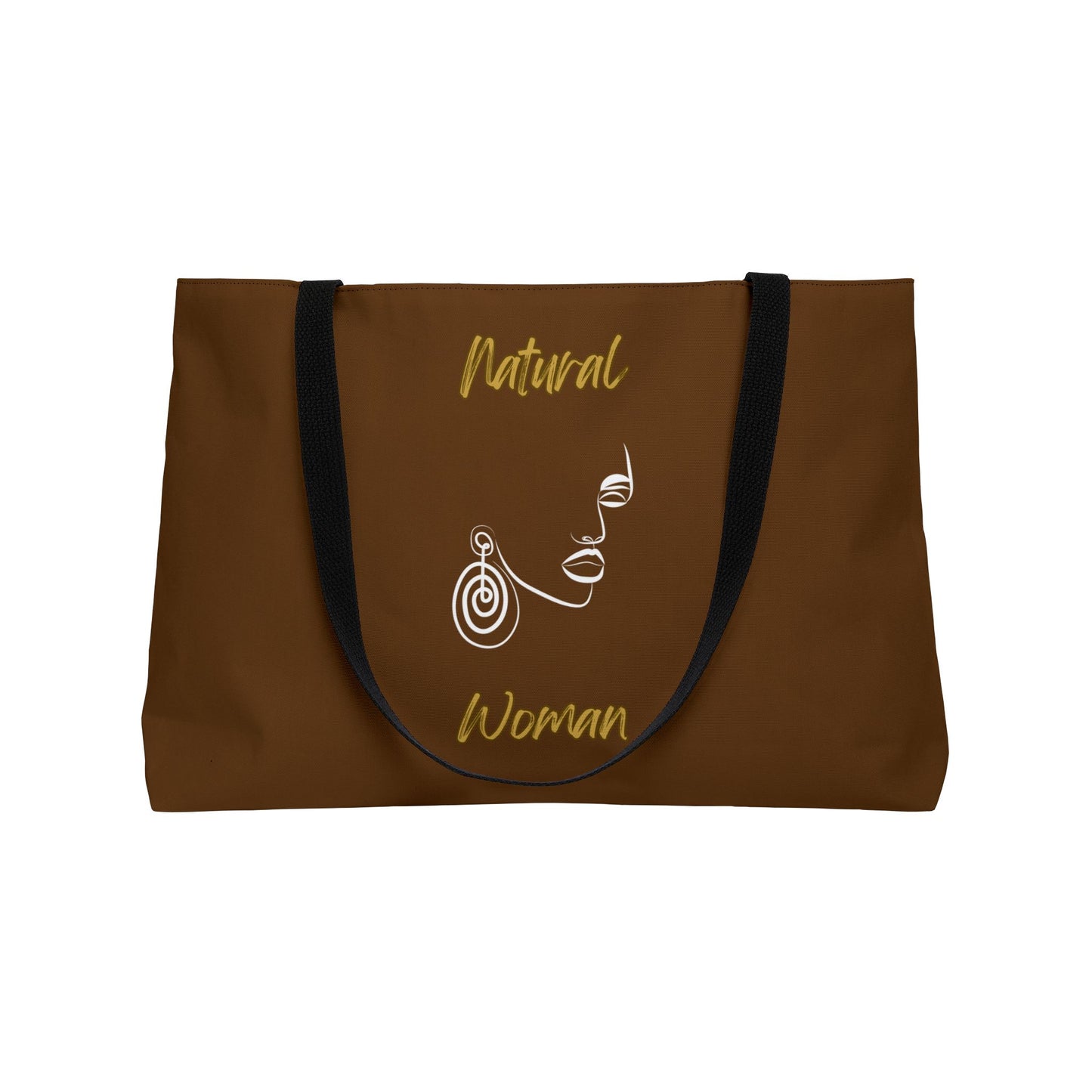 Natural Woman Music In My Soul (WL) Weekender Tote Bag BROWN