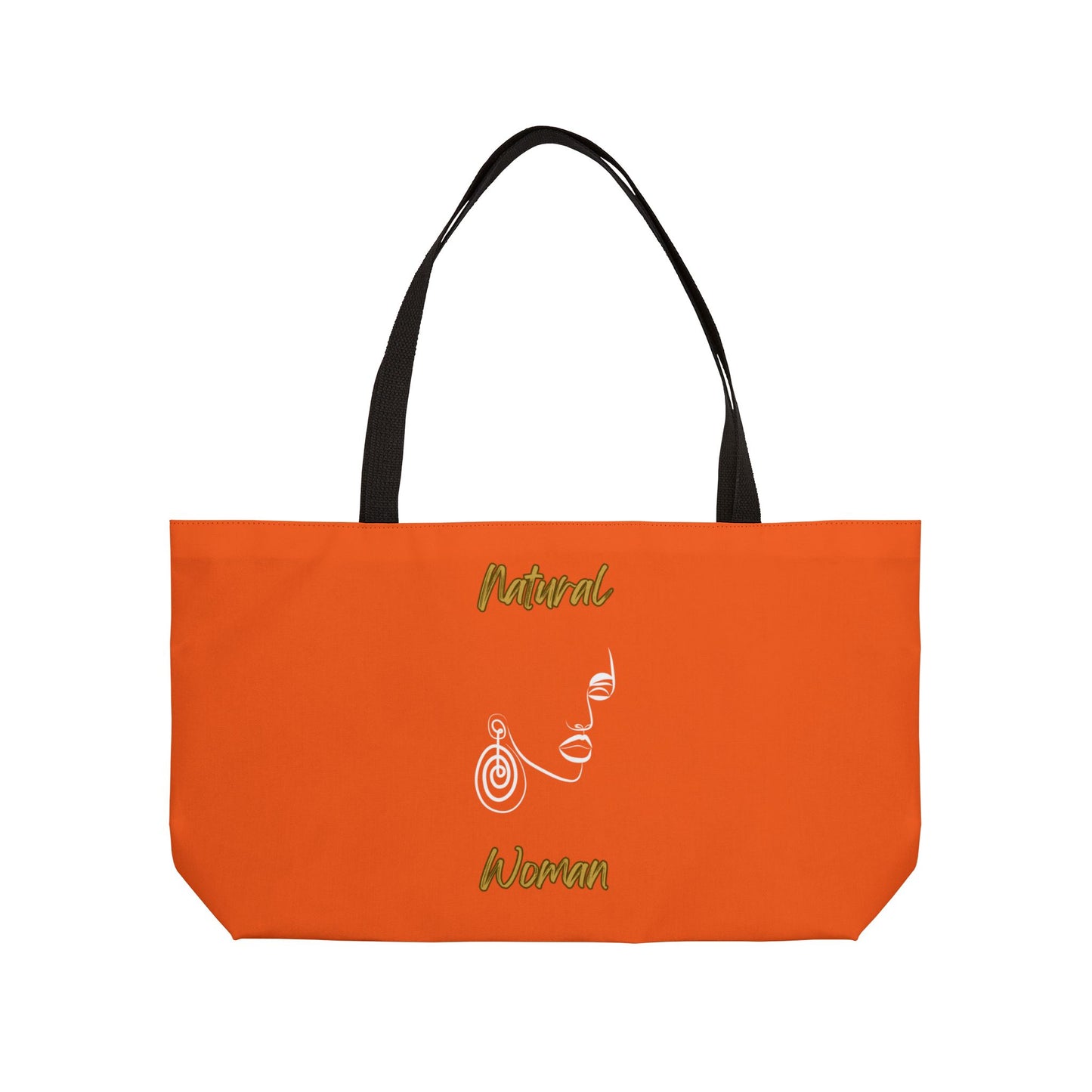 Natural Woman Music In My Soul (WL) Weekender Tote Bag ORANGE