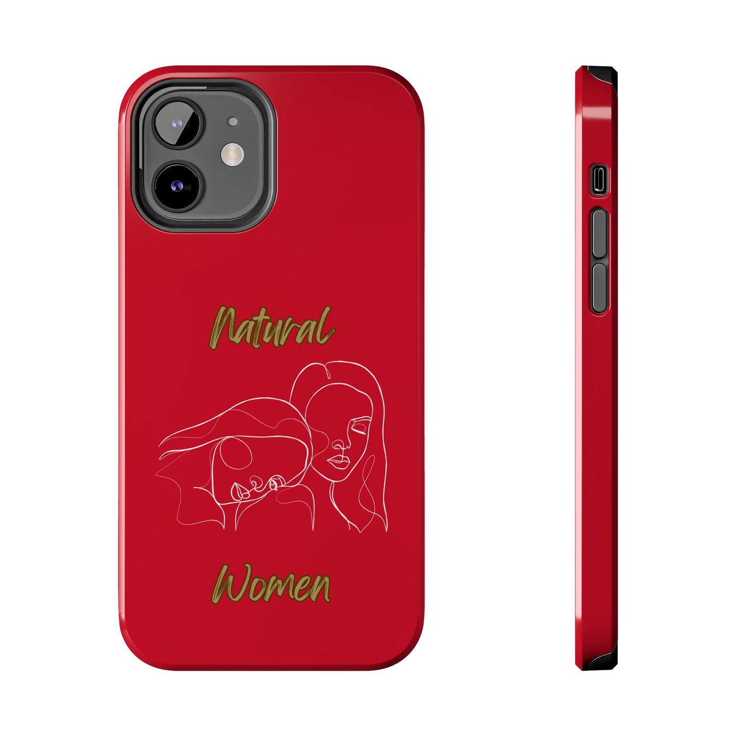 Natural Woman Sisters (WL)Tough Phone Cases DARK RED