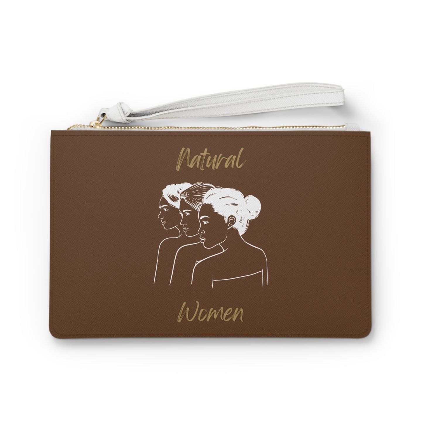 Natural Woman United Friends (WL) Clutch Bag BROWN