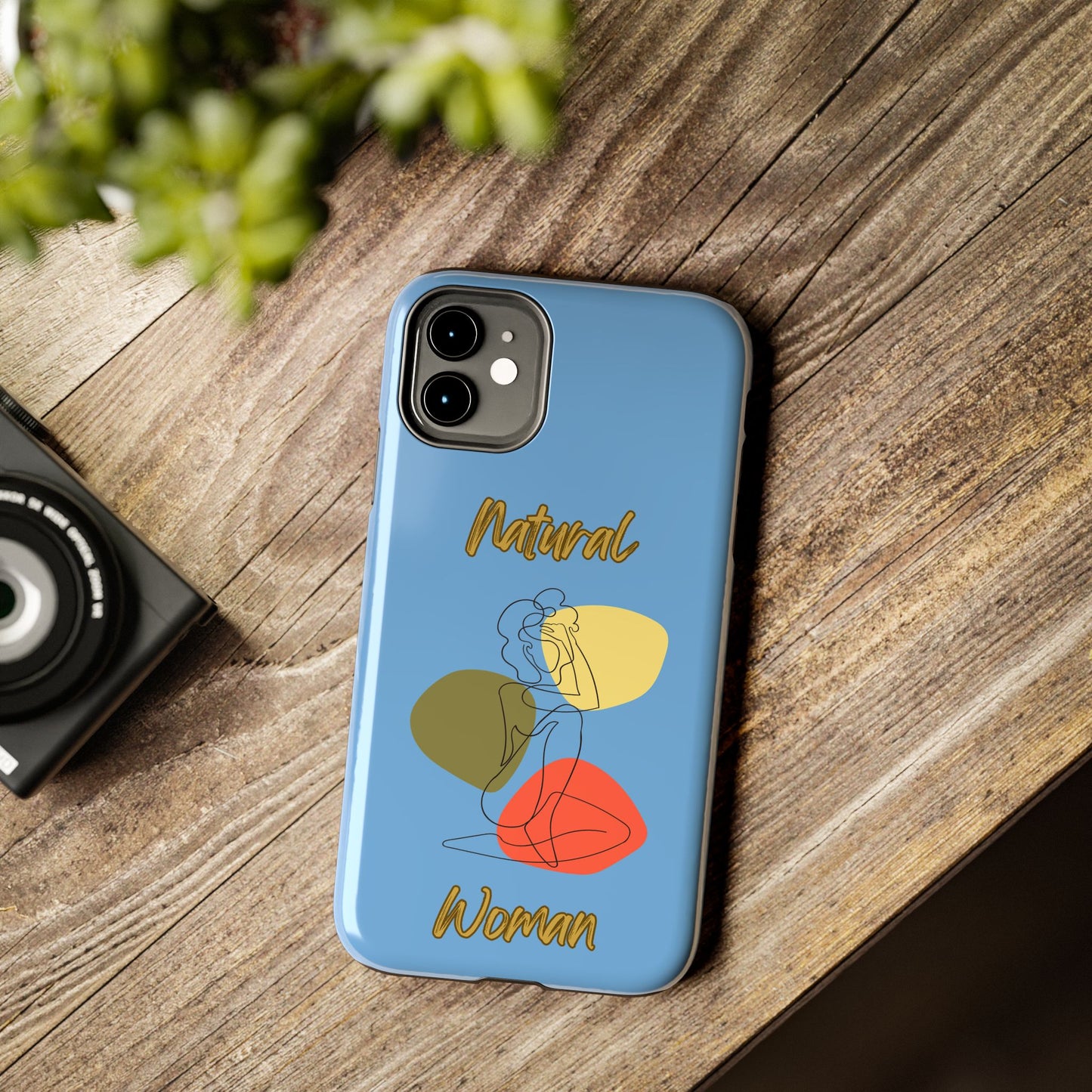 Natural Woman Colorful Pose (BL)Tough Phone Cases LIGHT BLUE