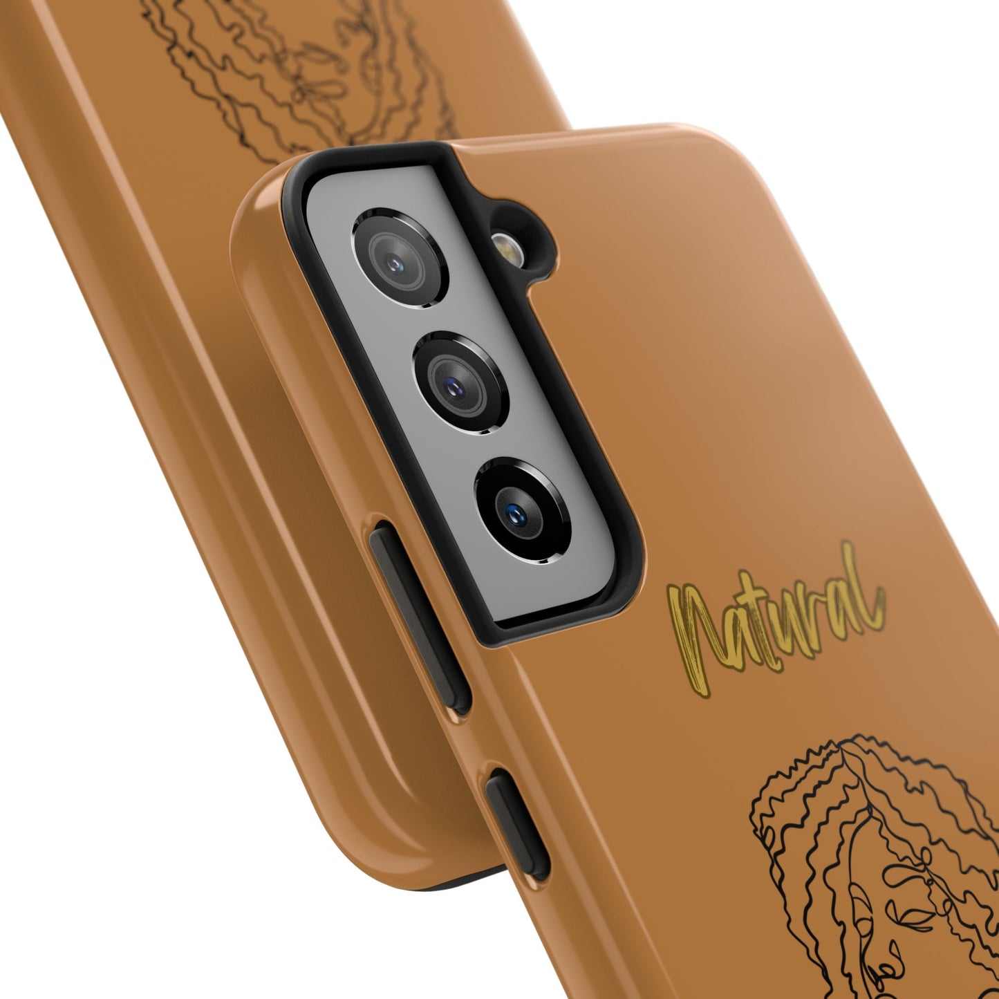 Natural Woman Naturally Me (BL)Tough Phone Cases LIGHT BROWN